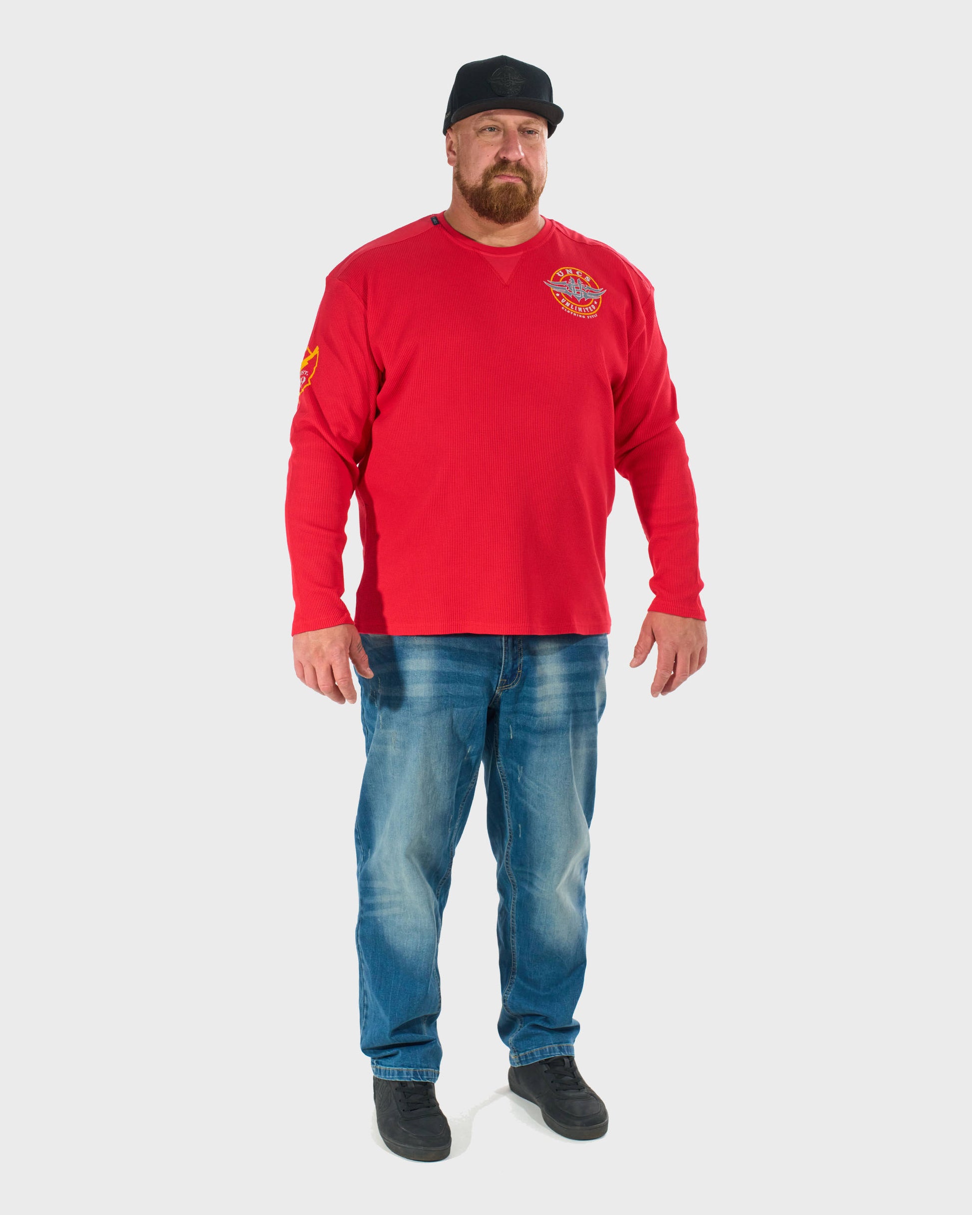 Pánské triko BROOKS III LS RED