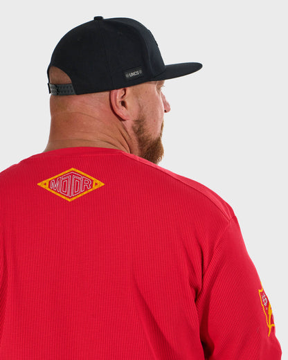 Pánské triko BROOKS III LS RED