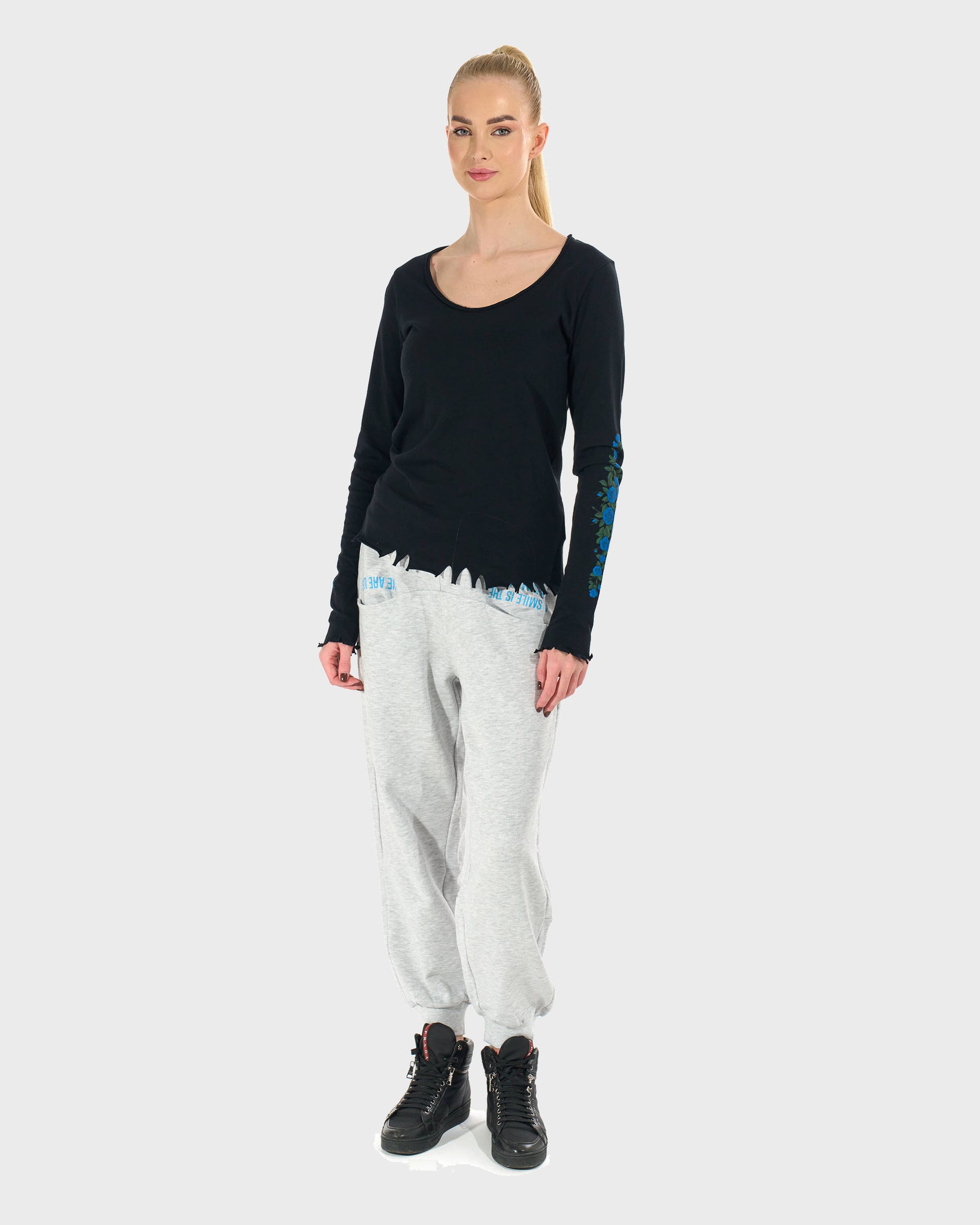 Dámské triko CLAUDIE LS BLACK