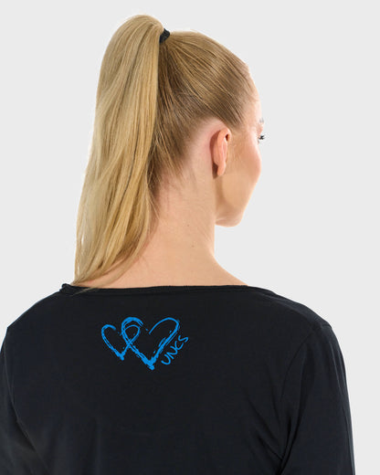 Dámské triko CLAUDIE LS BLACK BLACK