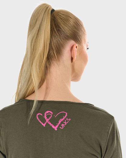 Dámské triko CLAUDIE LS KHAKI