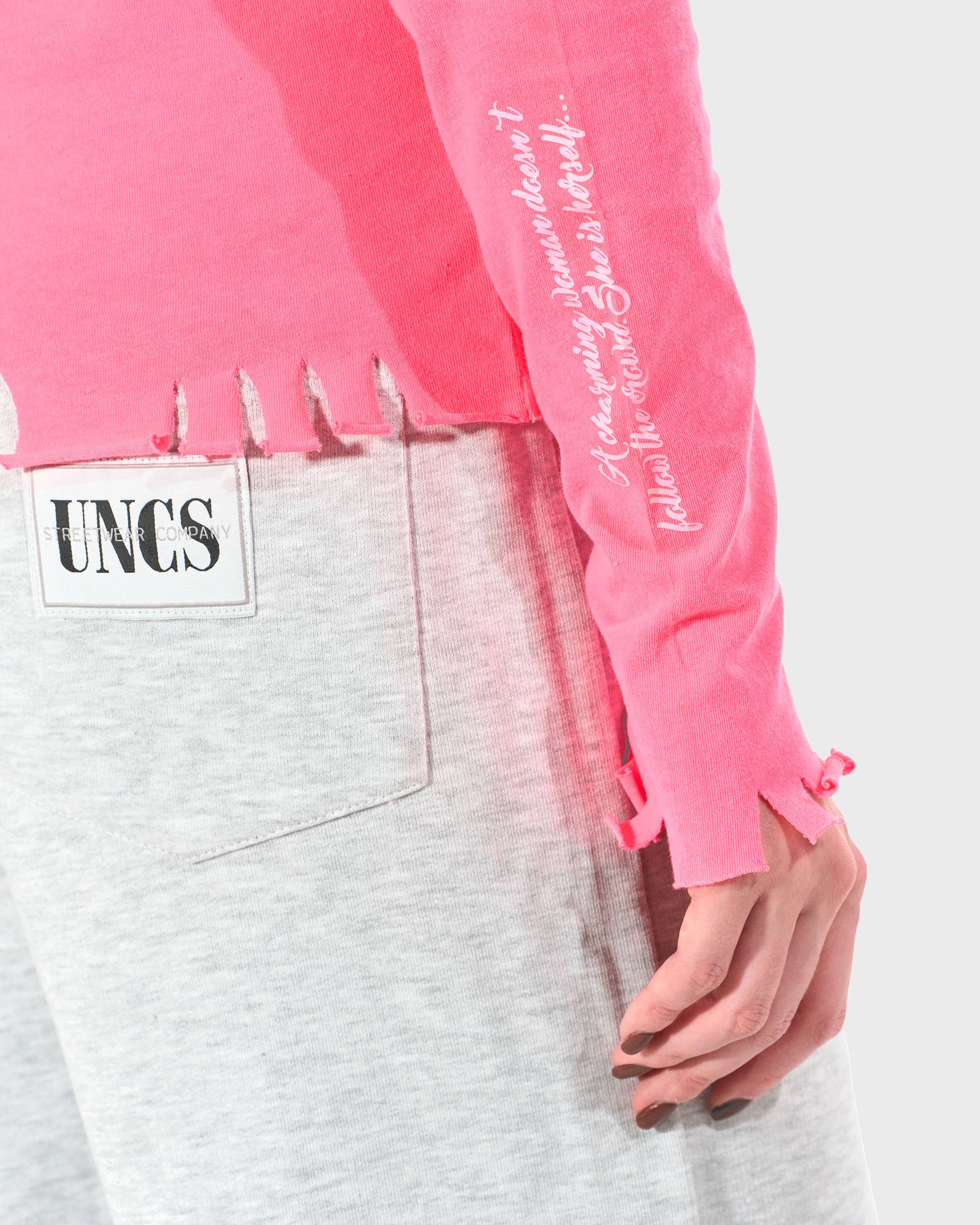 Dámské triko CLAUDIE LS NEON PINK