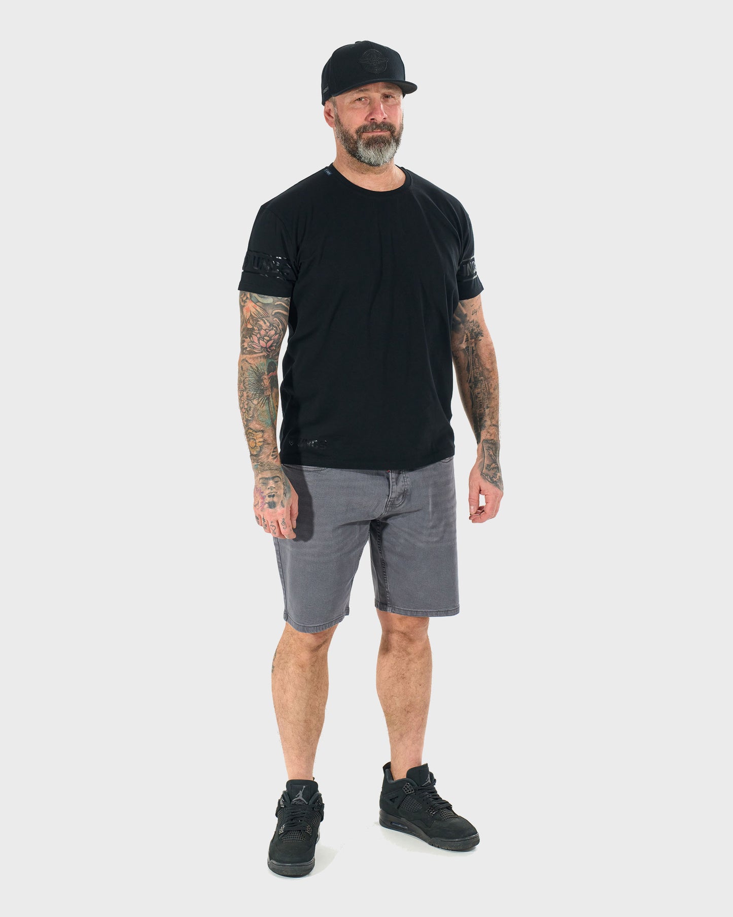 Pánské triko BRADY II BLACK/BLACK