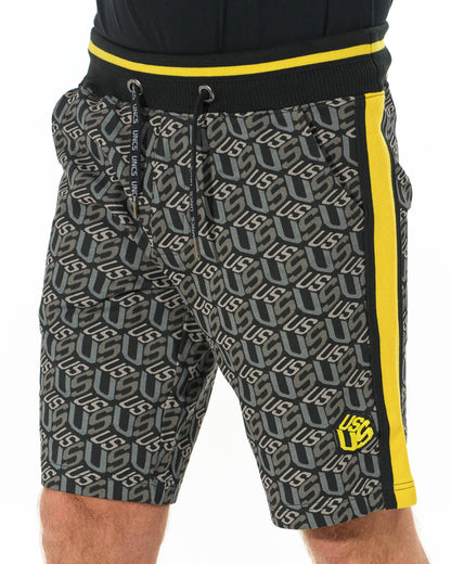 Pánské šortky COLIN BLACK/YELLOW