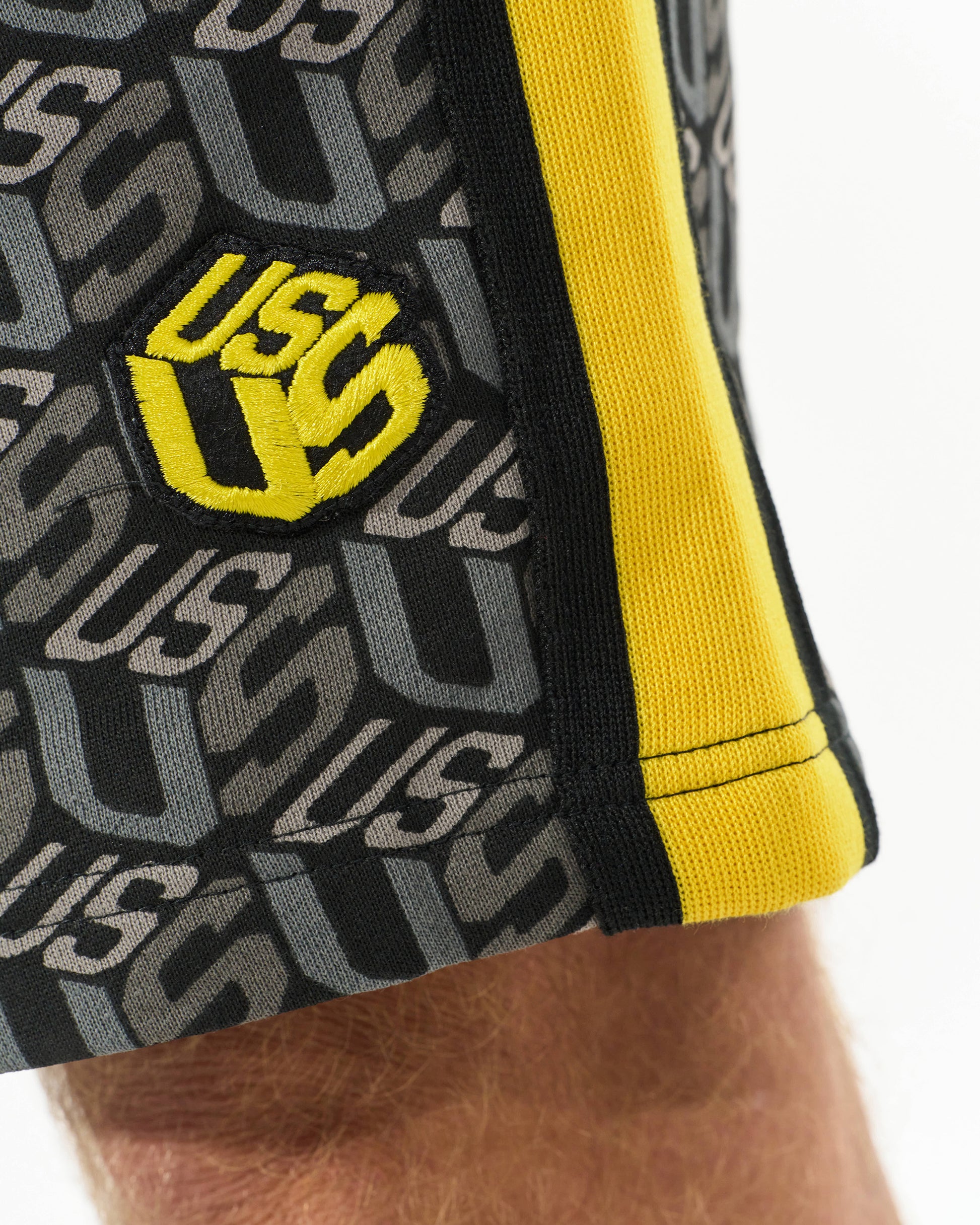 Pánské šortky COLIN BLACK/YELLOW