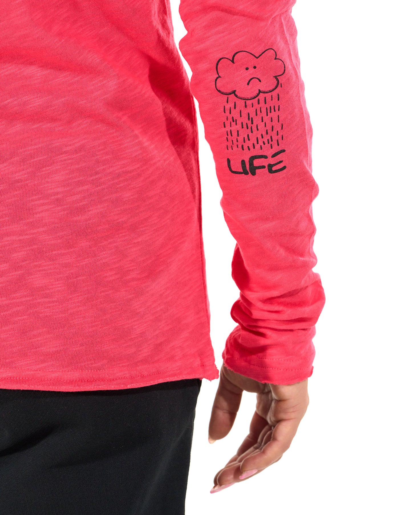 Dámské triko JENOVETA LS STRAWBERRY