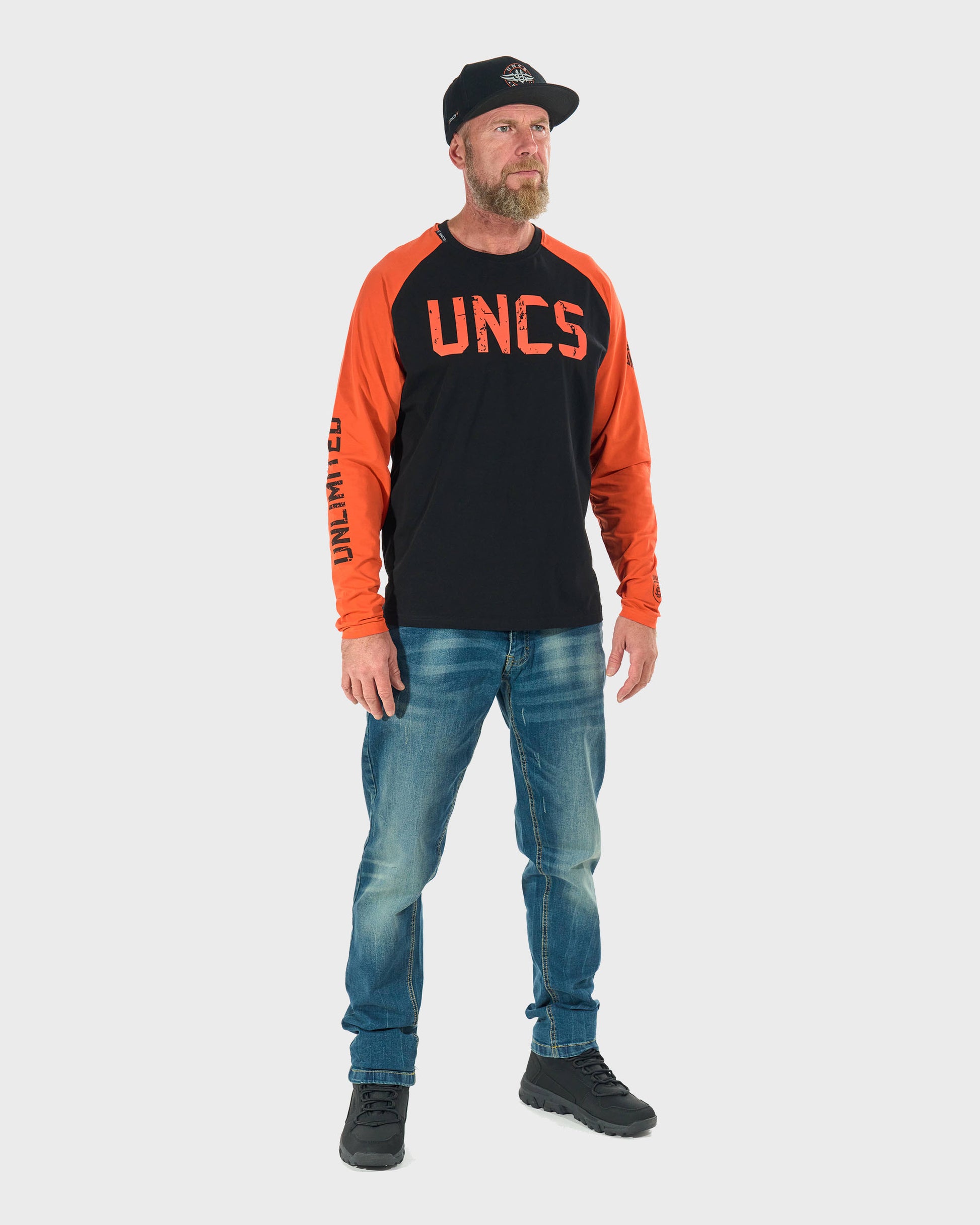 Pánské triko UNLIMITED II LS BLACK