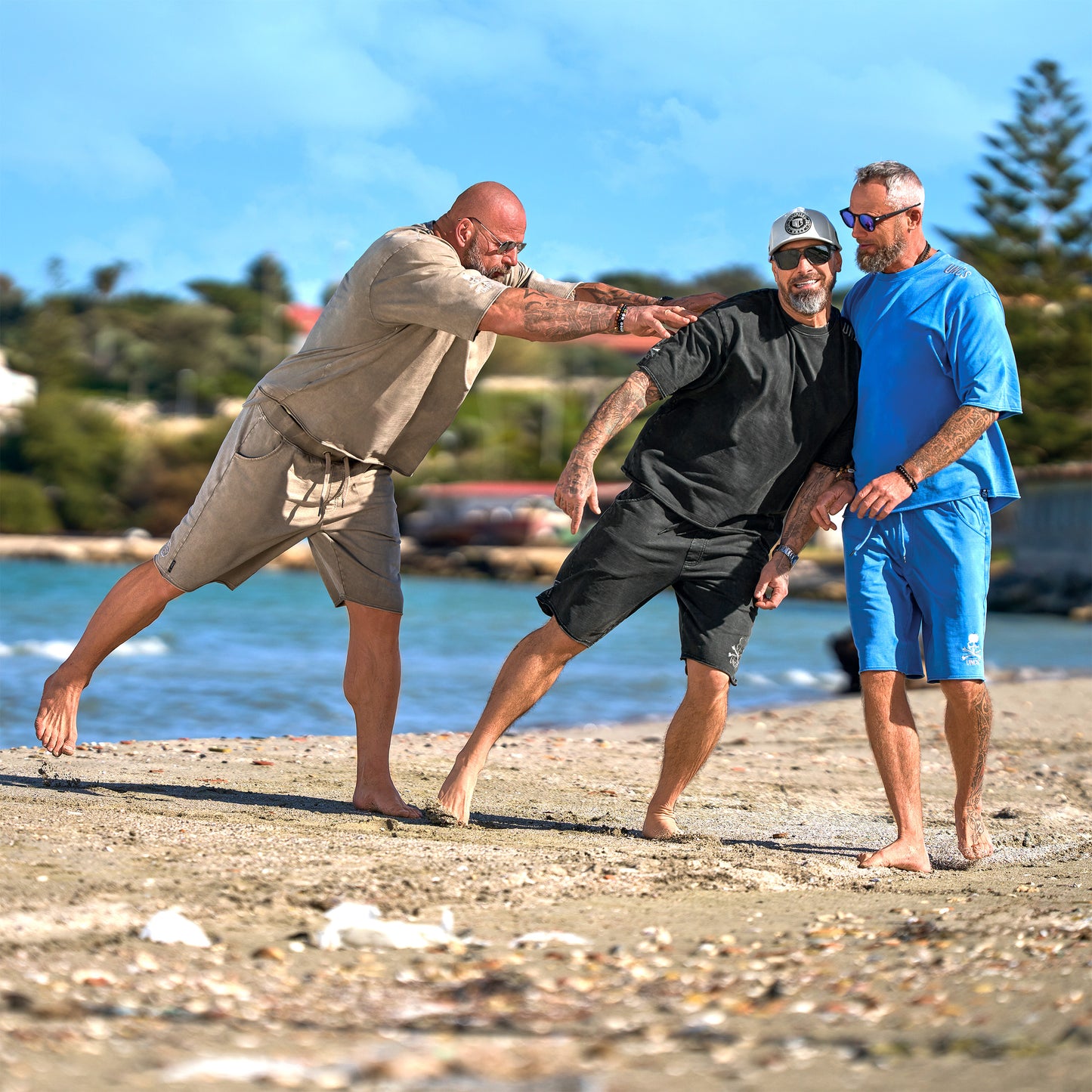 Pánské triko RALPH (OVERSIZE) ASPHALT