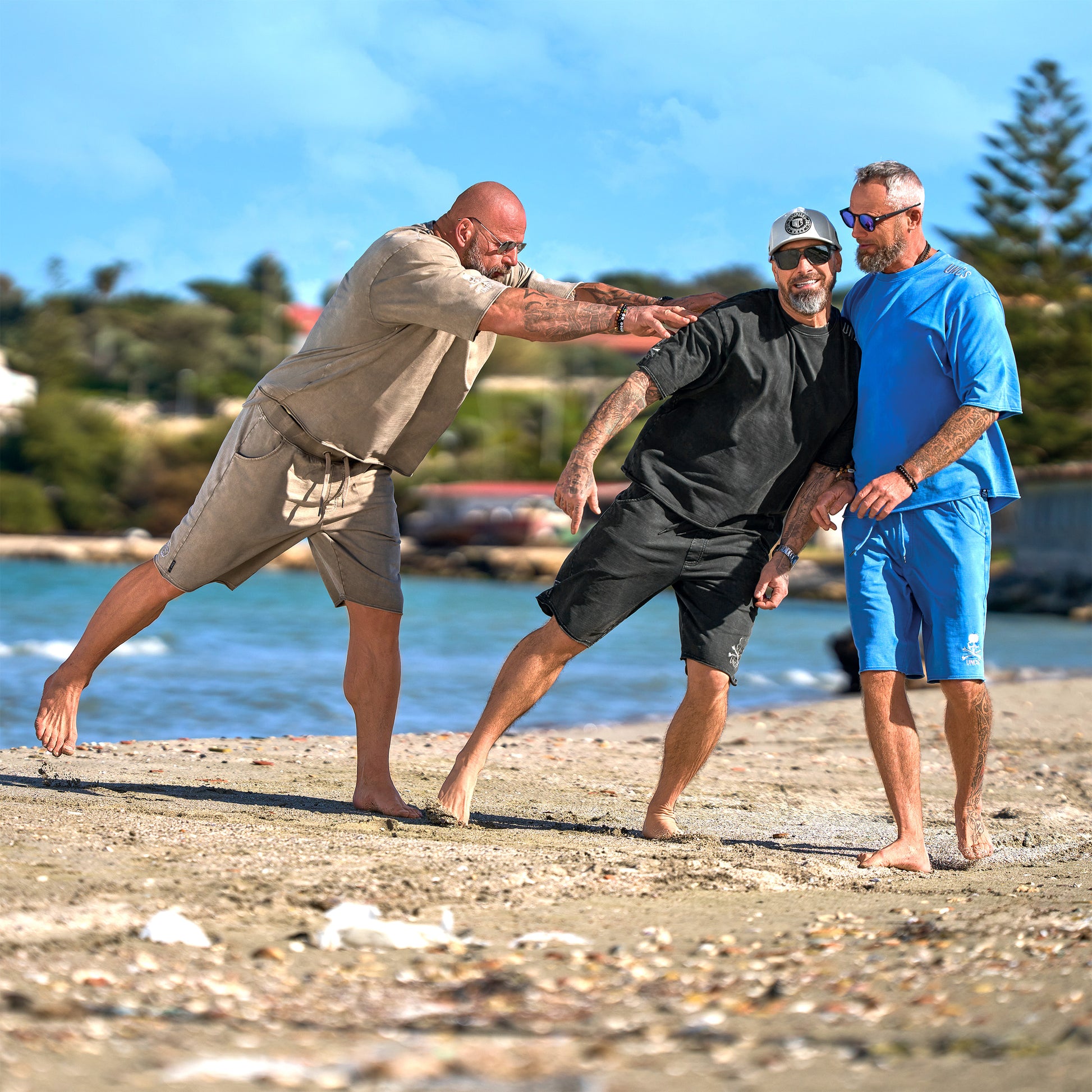 Pánské triko RALPH (OVERSIZE) ASPHALT