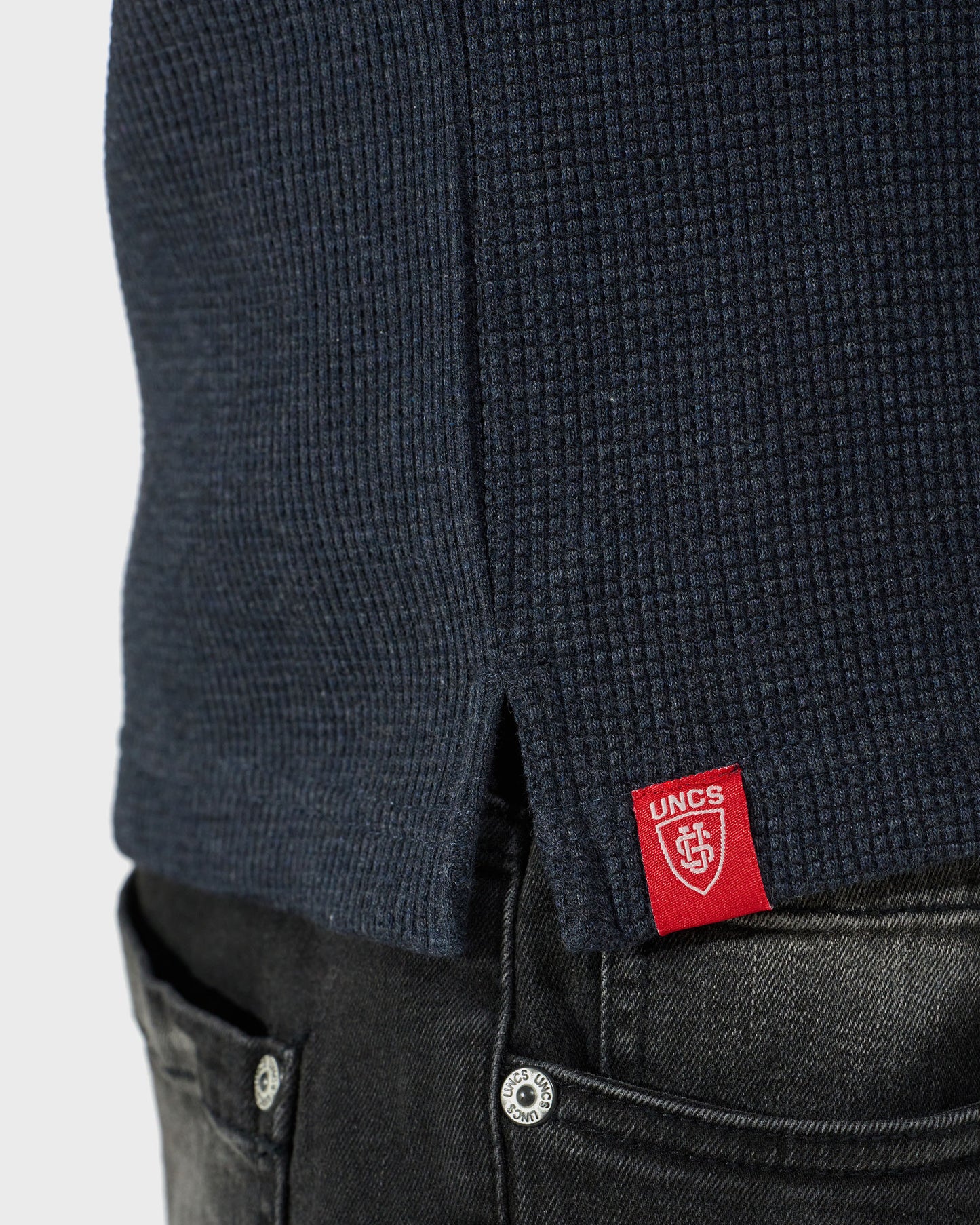 Pánské triko MARLOW III LS BLUE/GREY