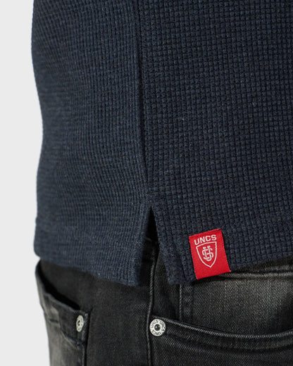 Pánské triko MARLOW III LS BLUE/GREY