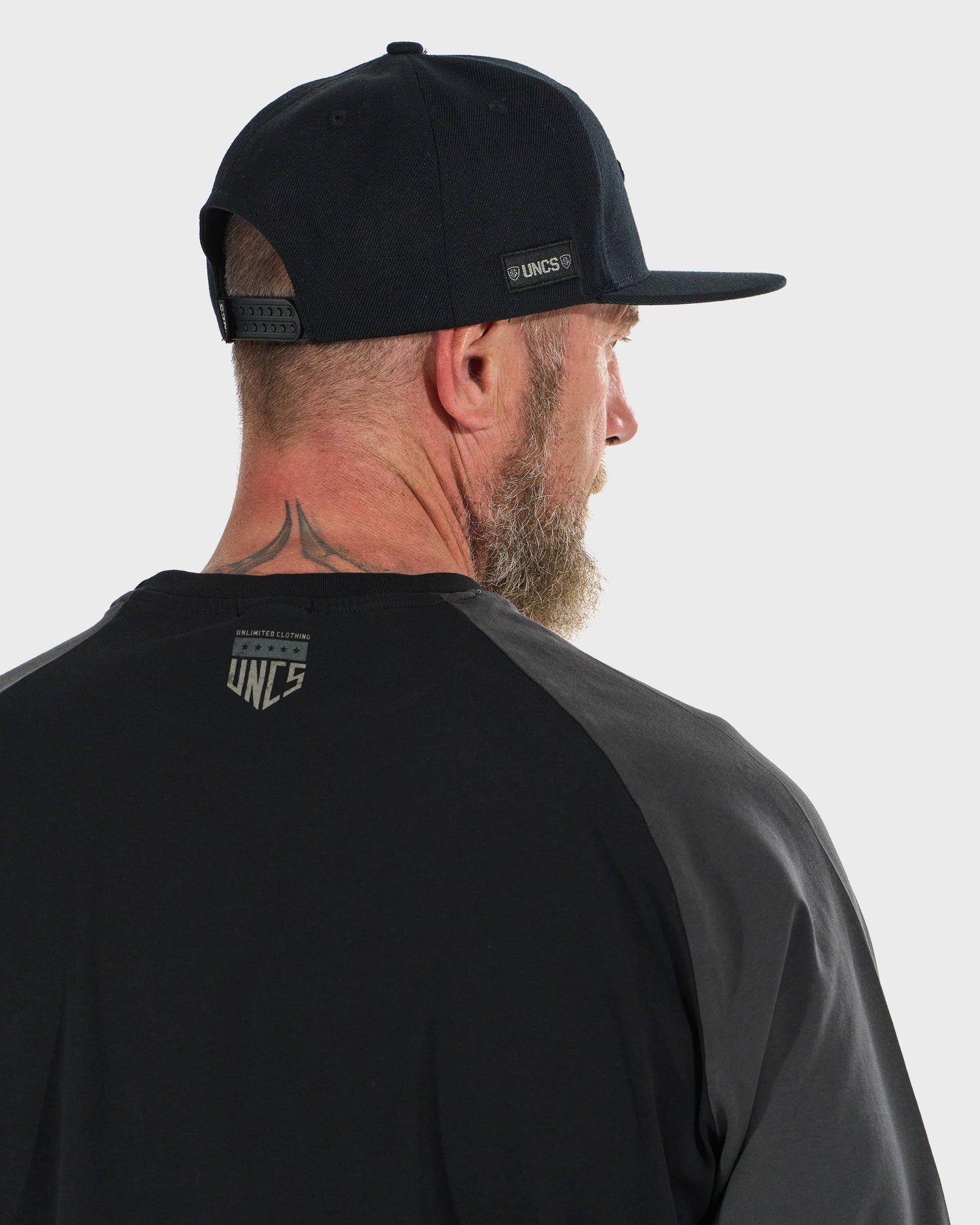 Pánské triko CONNOR II LS BLACK/GREY