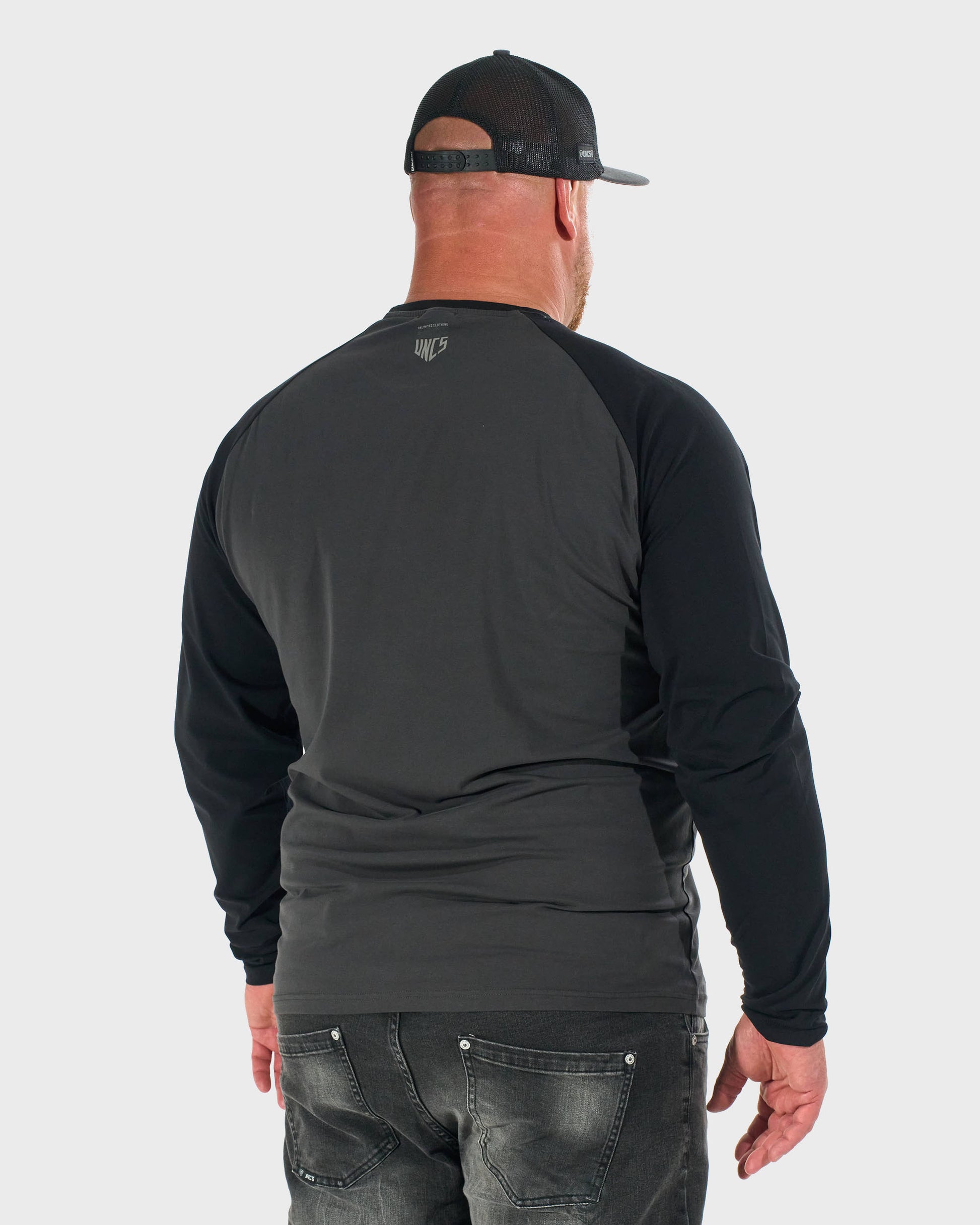 Pánské triko CONNOR II LS GREY/BLACK