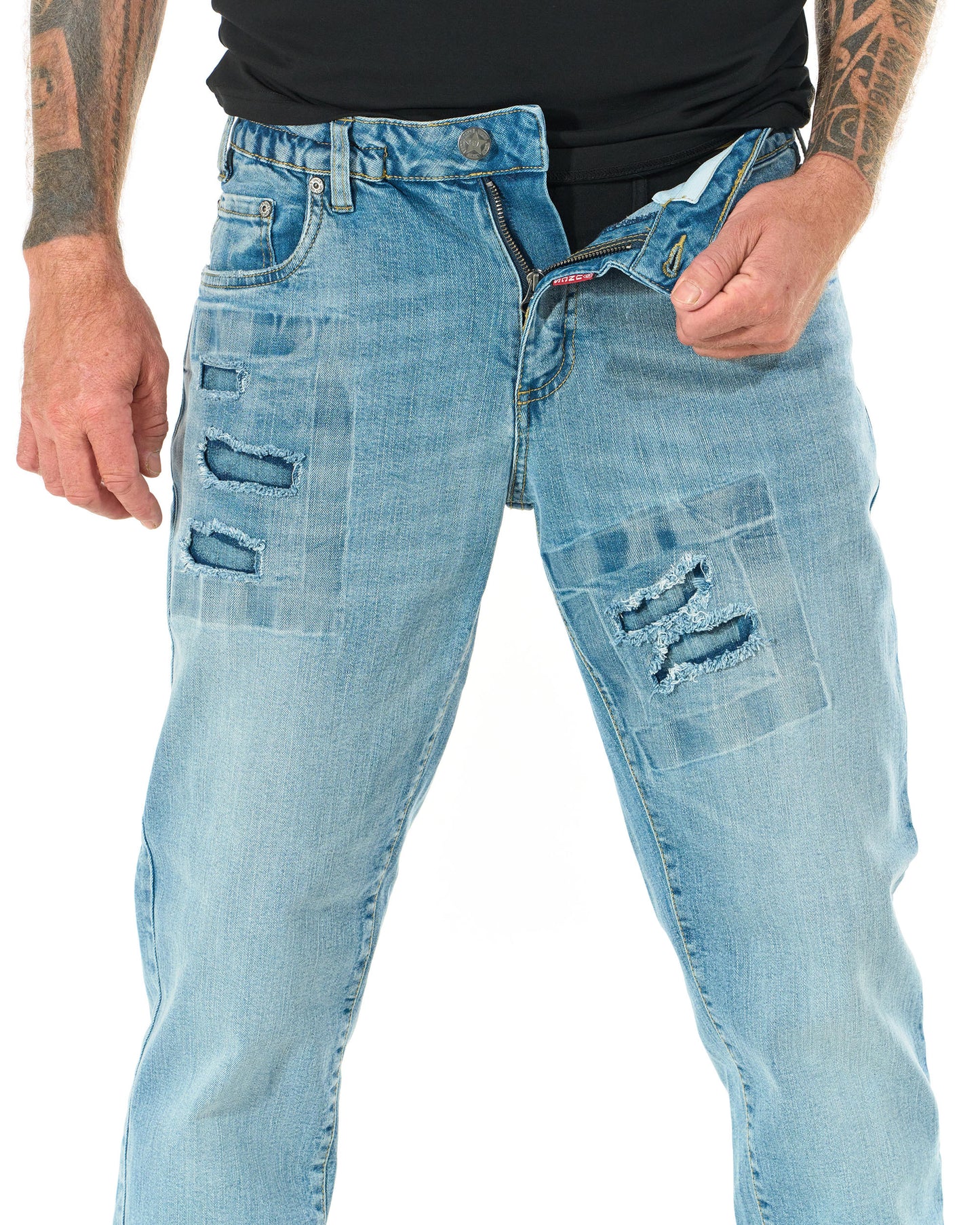 Pánské jeans HARDY II LIGHT BLUE