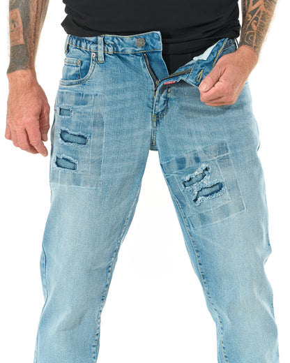 Pánské jeans HARDY II LIGHT BLUE
