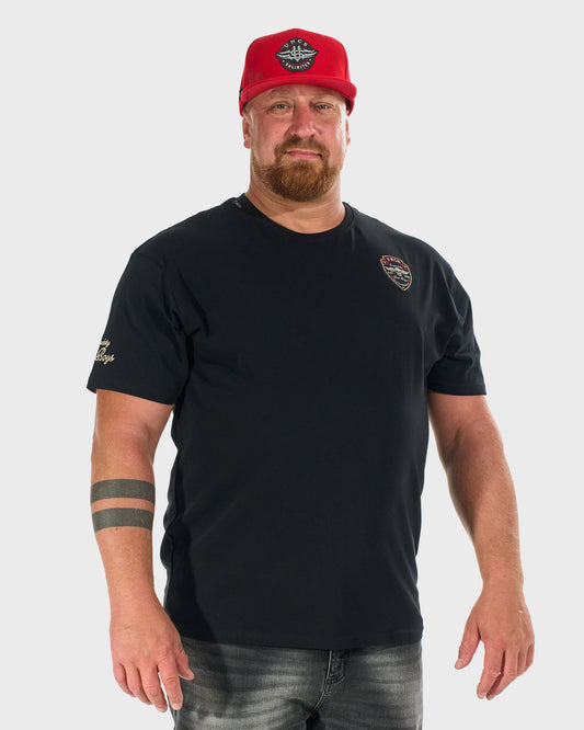 Pánské triko BAD BOYS BLACK/RED
