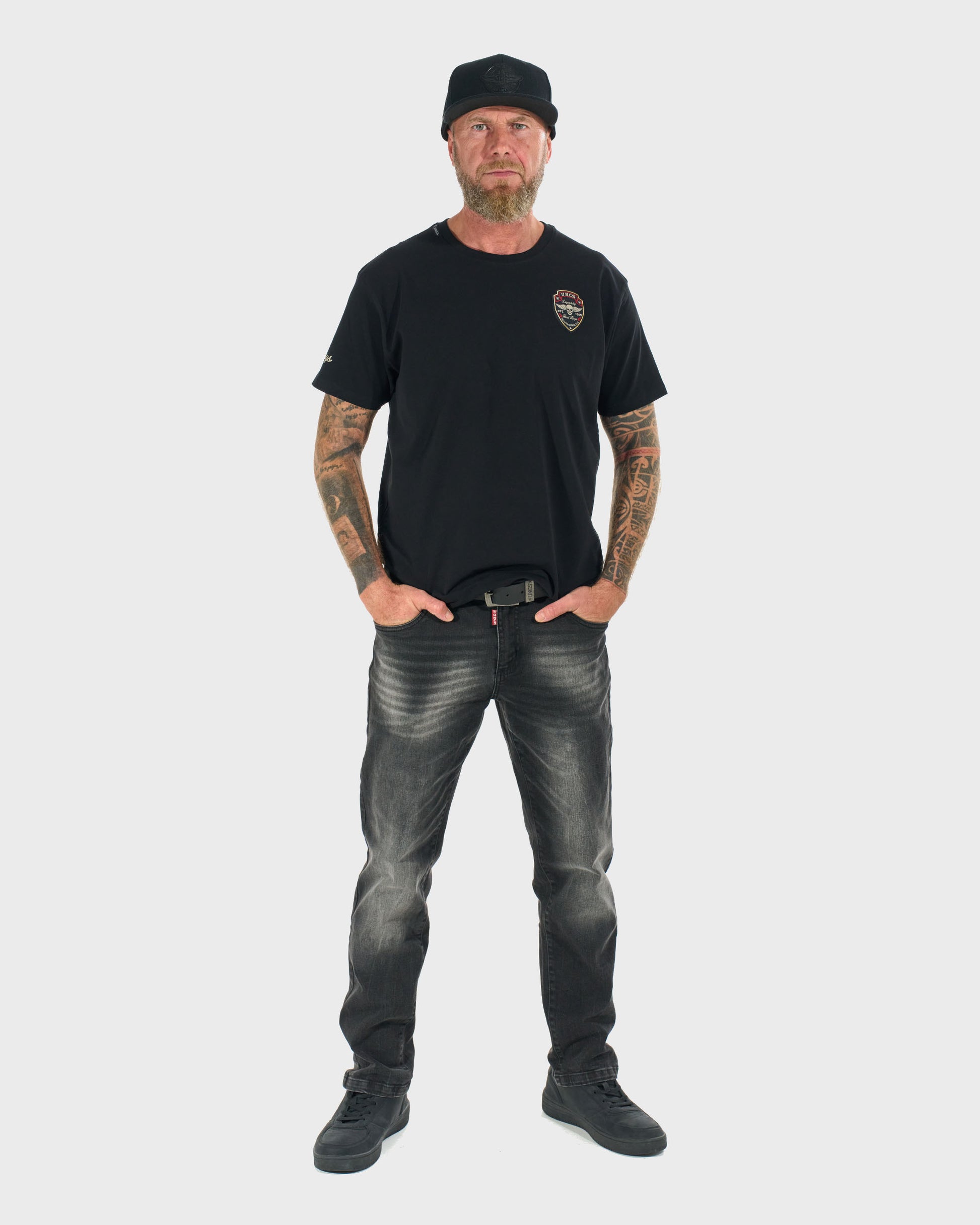 Pánské triko BAD BOYS BLACK/RED