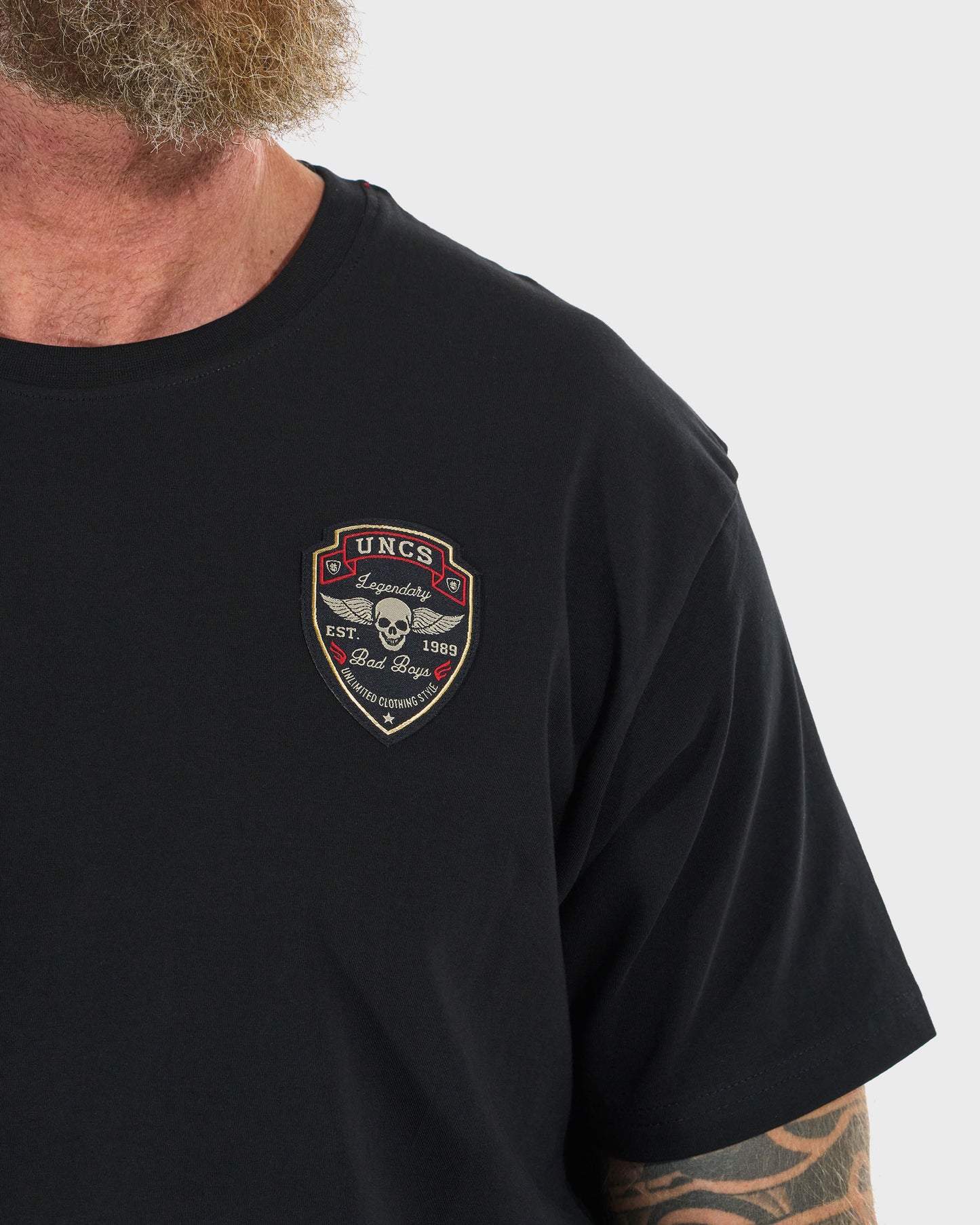 Pánské triko BAD BOYS BLACK/RED