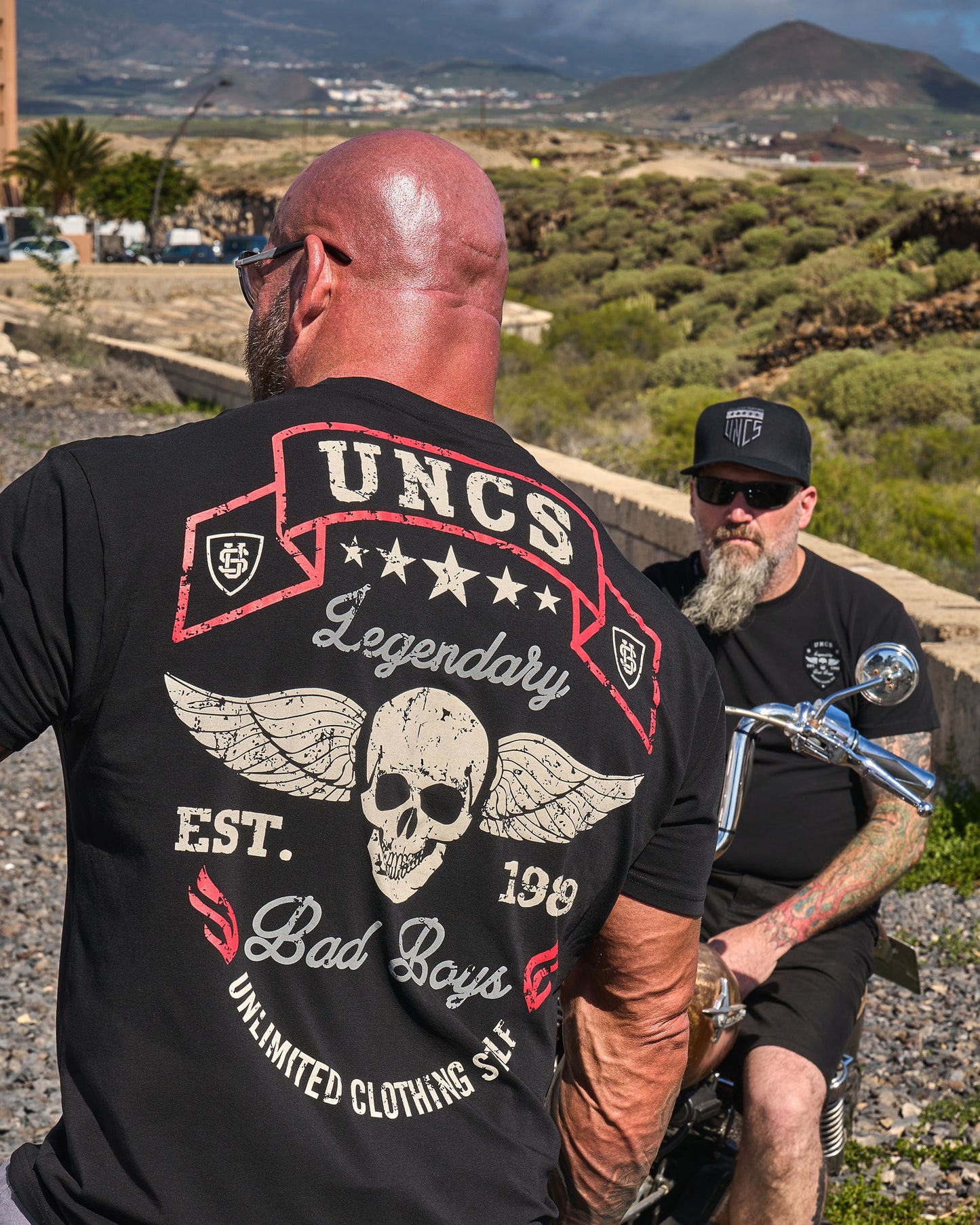 Pánské triko BAD BOYS BLACK/RED