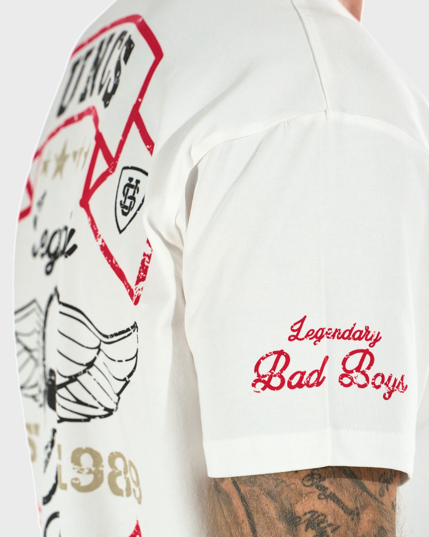 Pánské triko BAD BOYS WHITE