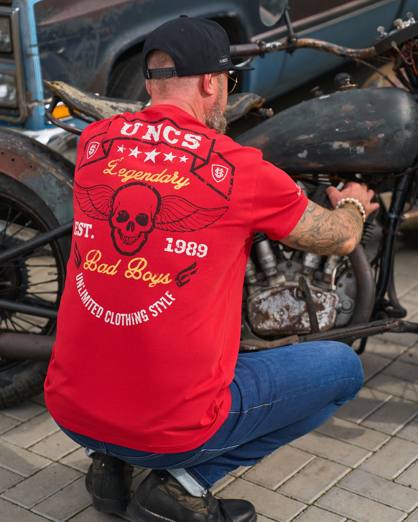 Pánské triko BAD BOYS RED