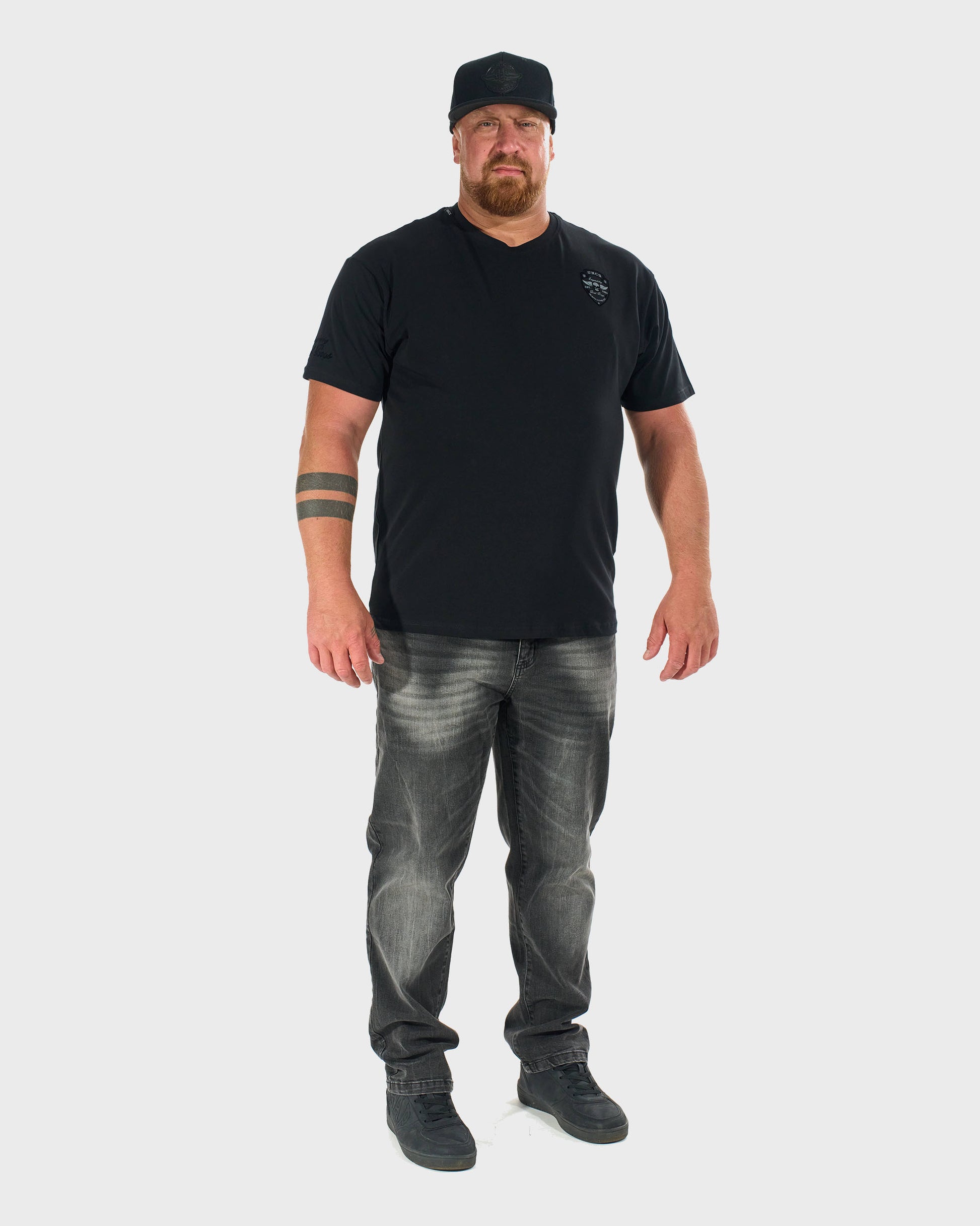 Pánské triko BAD BOYS BLACK/GREY