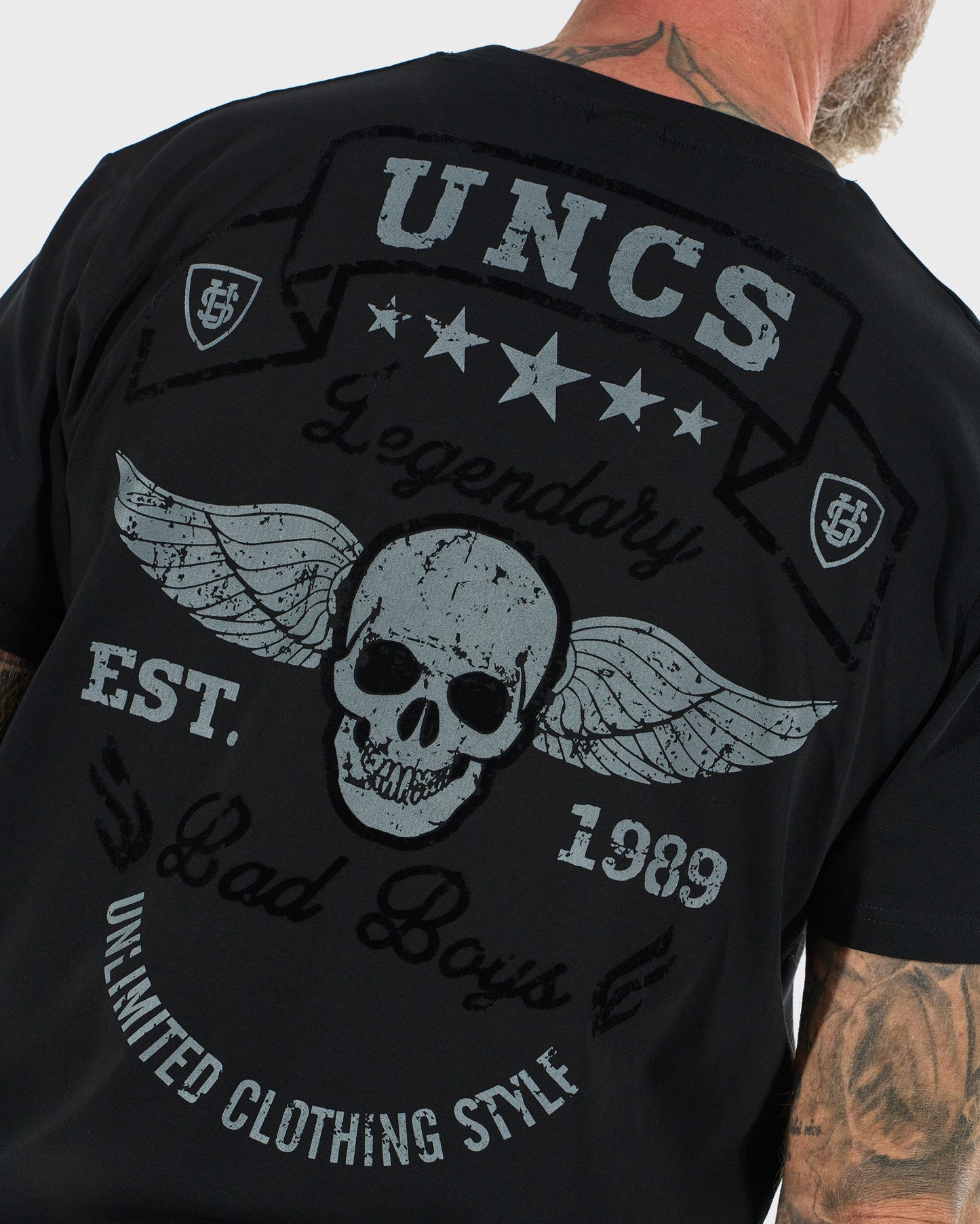 Pánské triko BAD BOYS BLACK/GREY