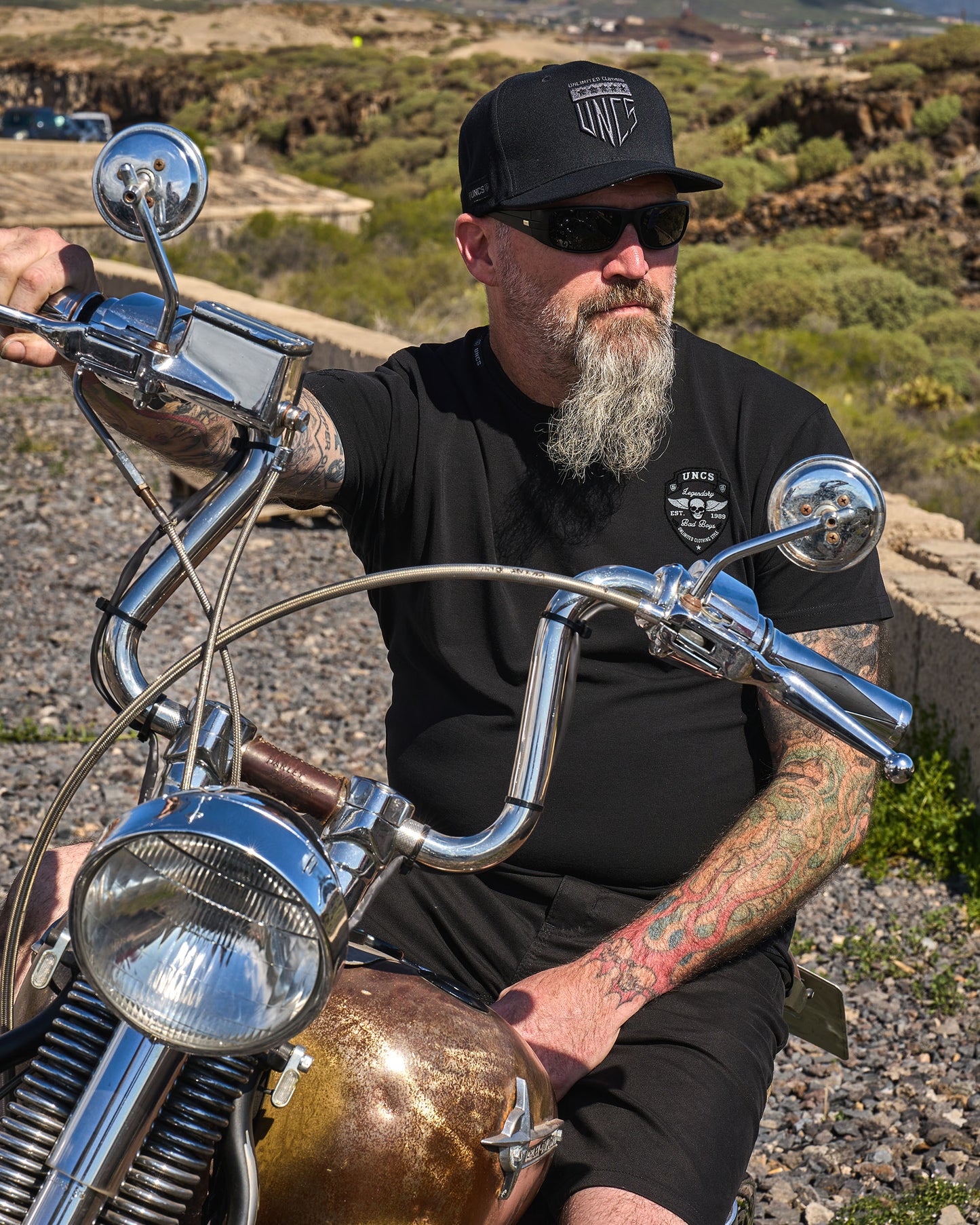 Pánské triko BAD BOYS BLACK/GREY