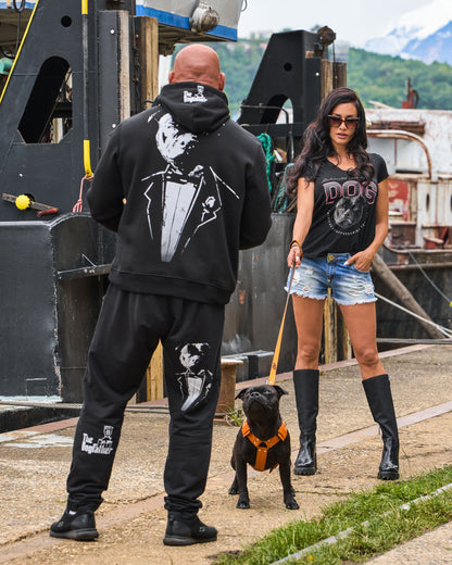 Pánské tepláky DOGFATHER BLACK