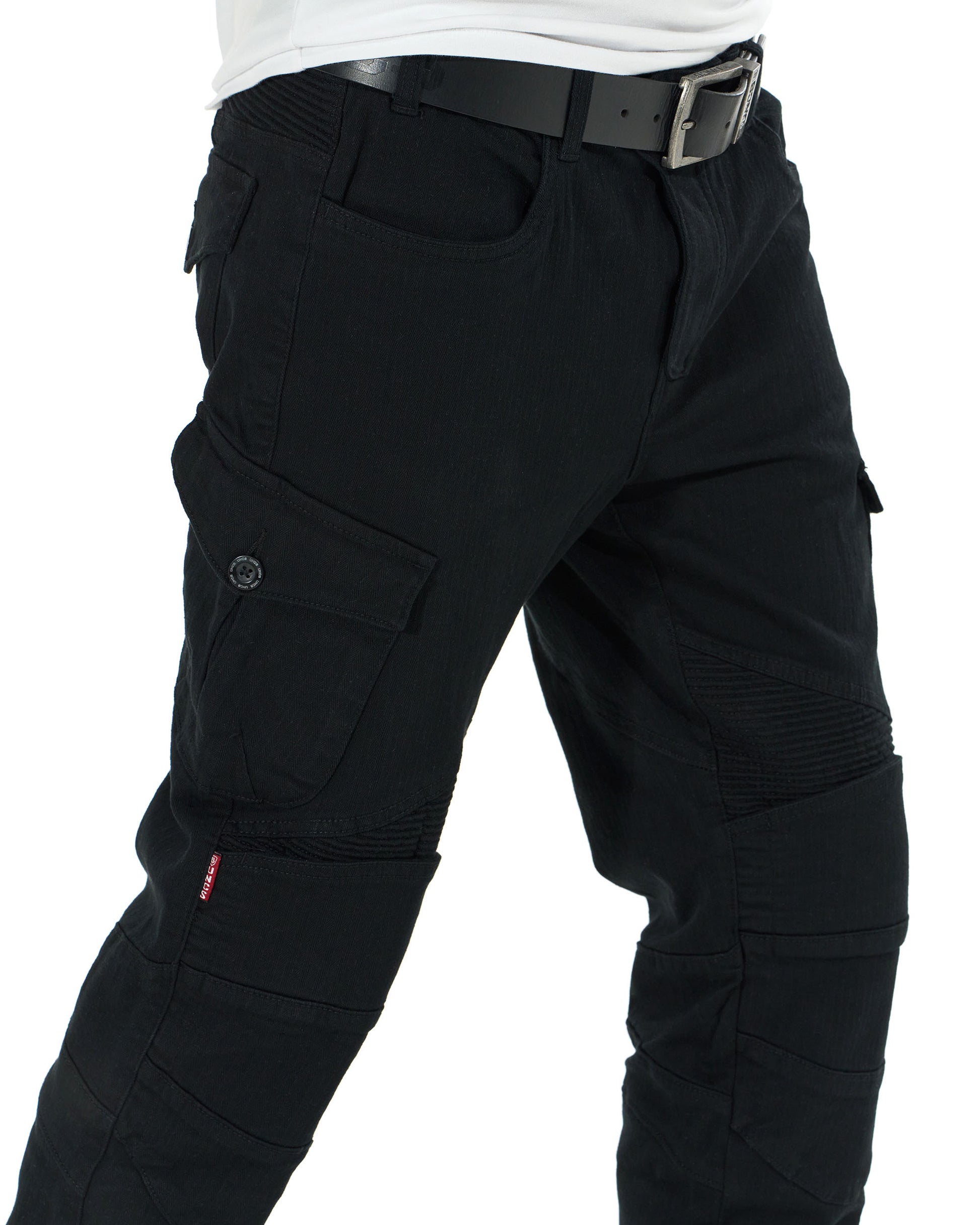 Pánské kalhoty MOTORCYCLE BLACK