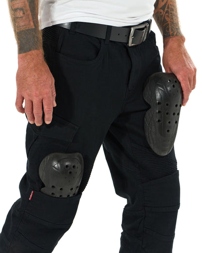 Pánské kalhoty MOTORCYCLE BLACK