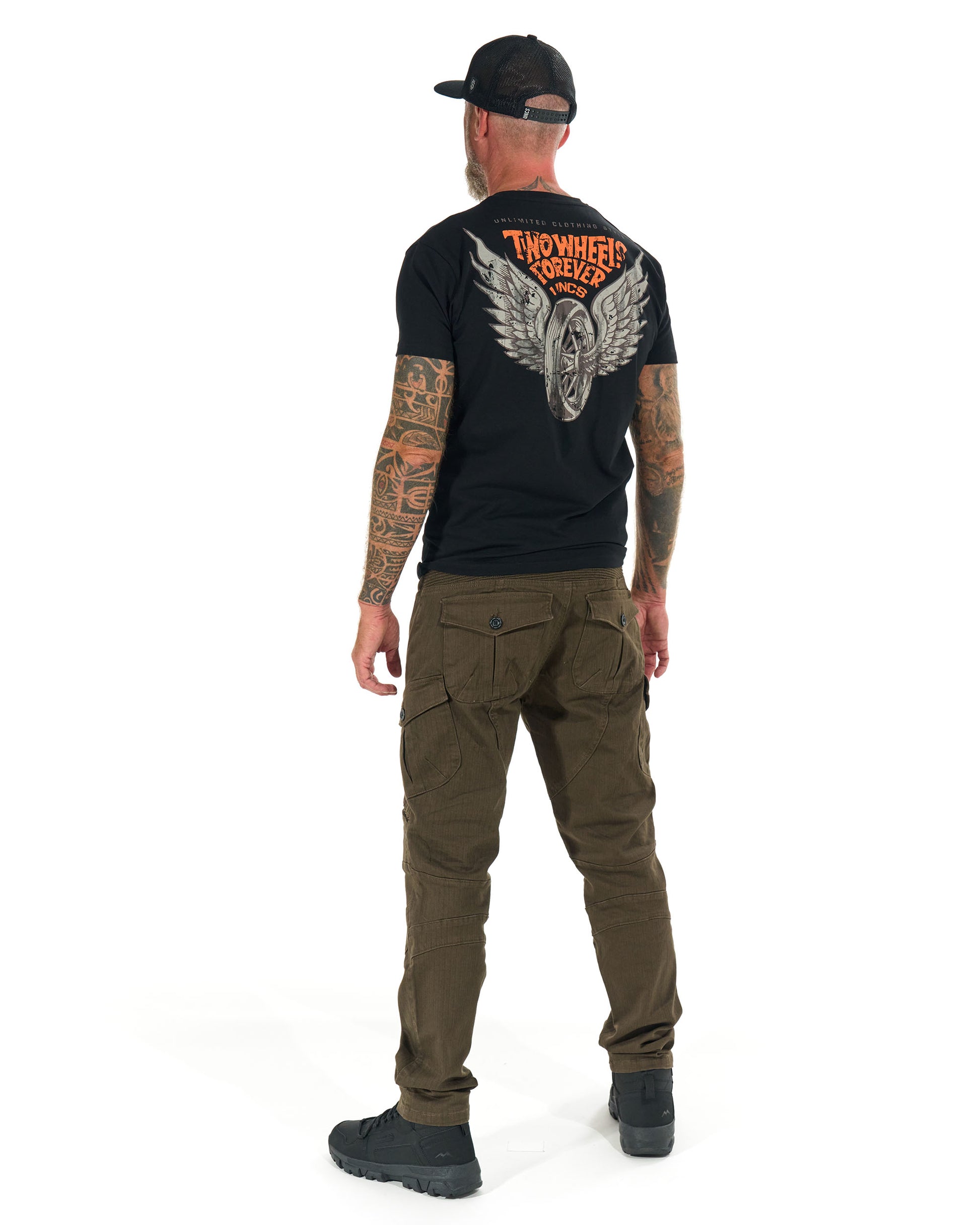 Pánské kalhoty MOTORCYCLE KHAKI