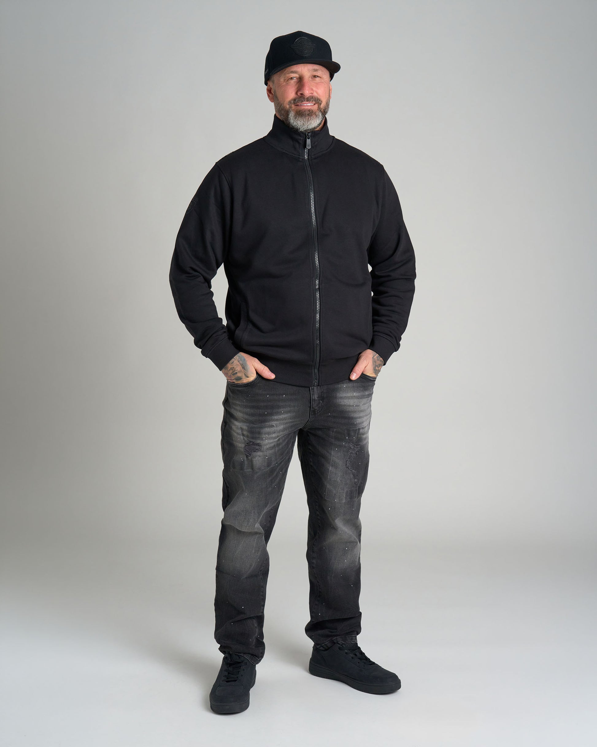 Pánská mikina BASIC III BLACK