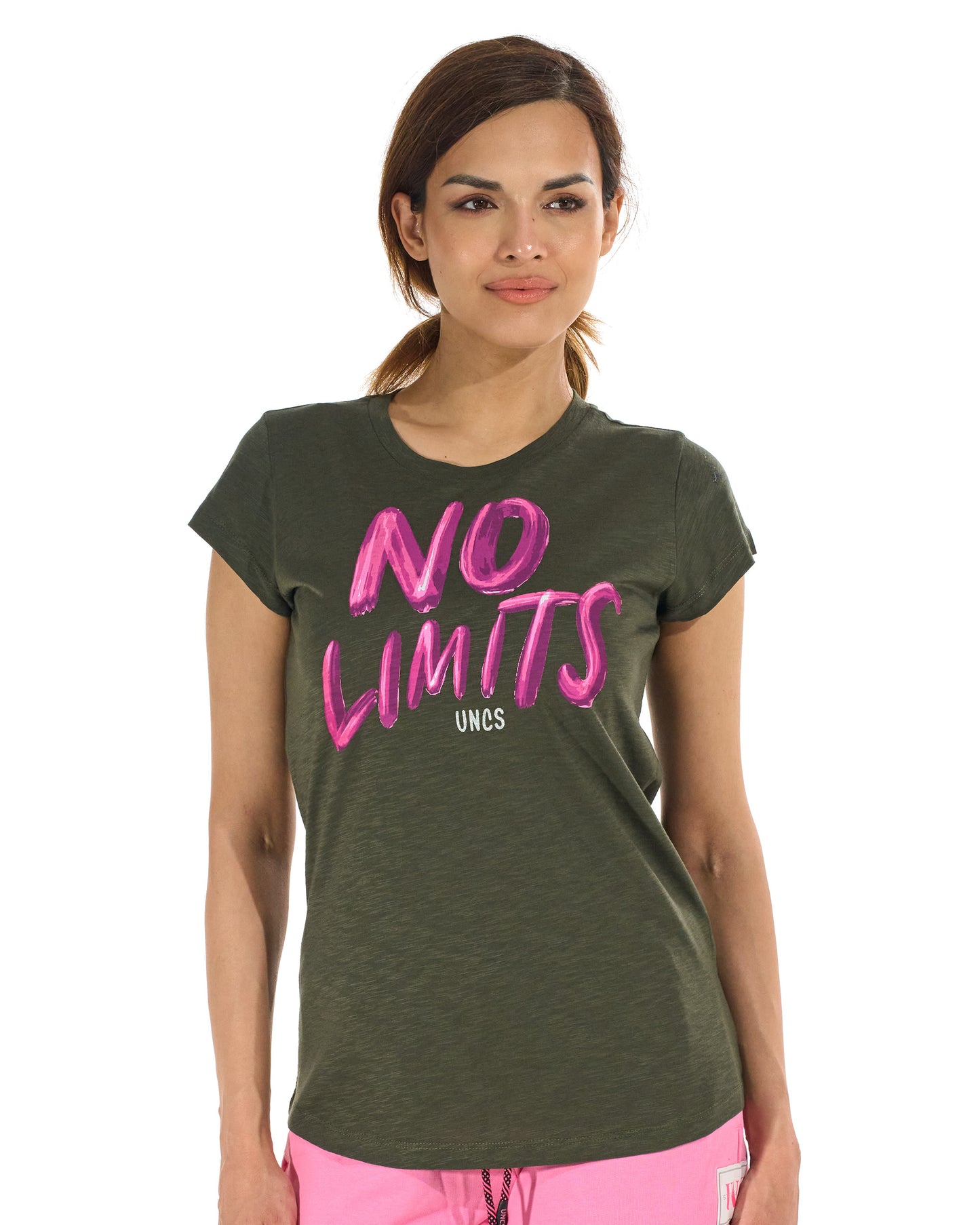 Dámské triko NO LIMITS KHAKI