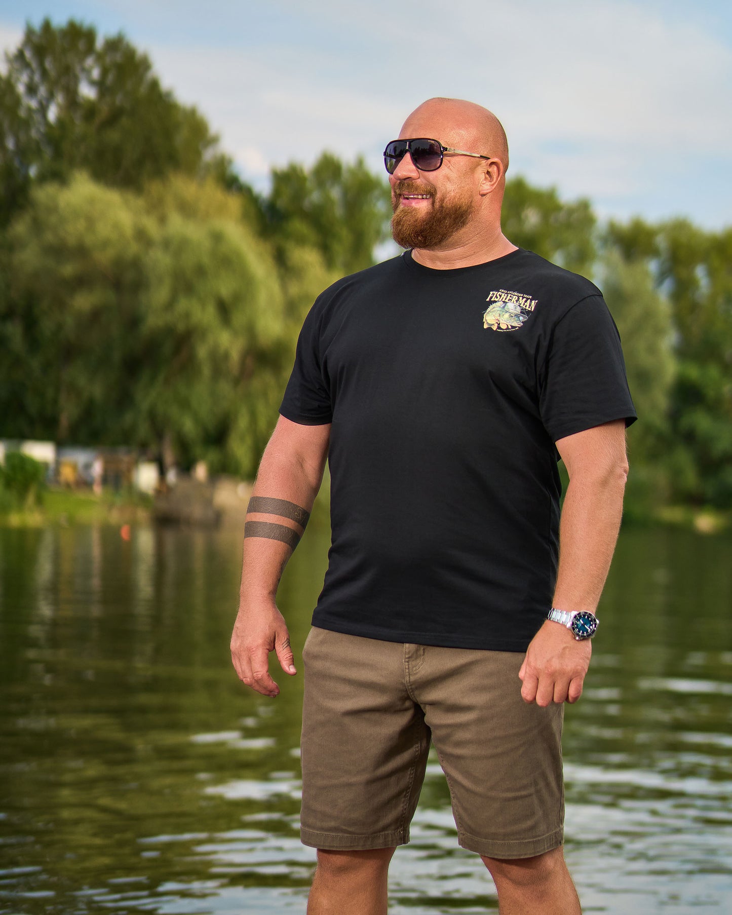 Pánské triko CARP BLACK