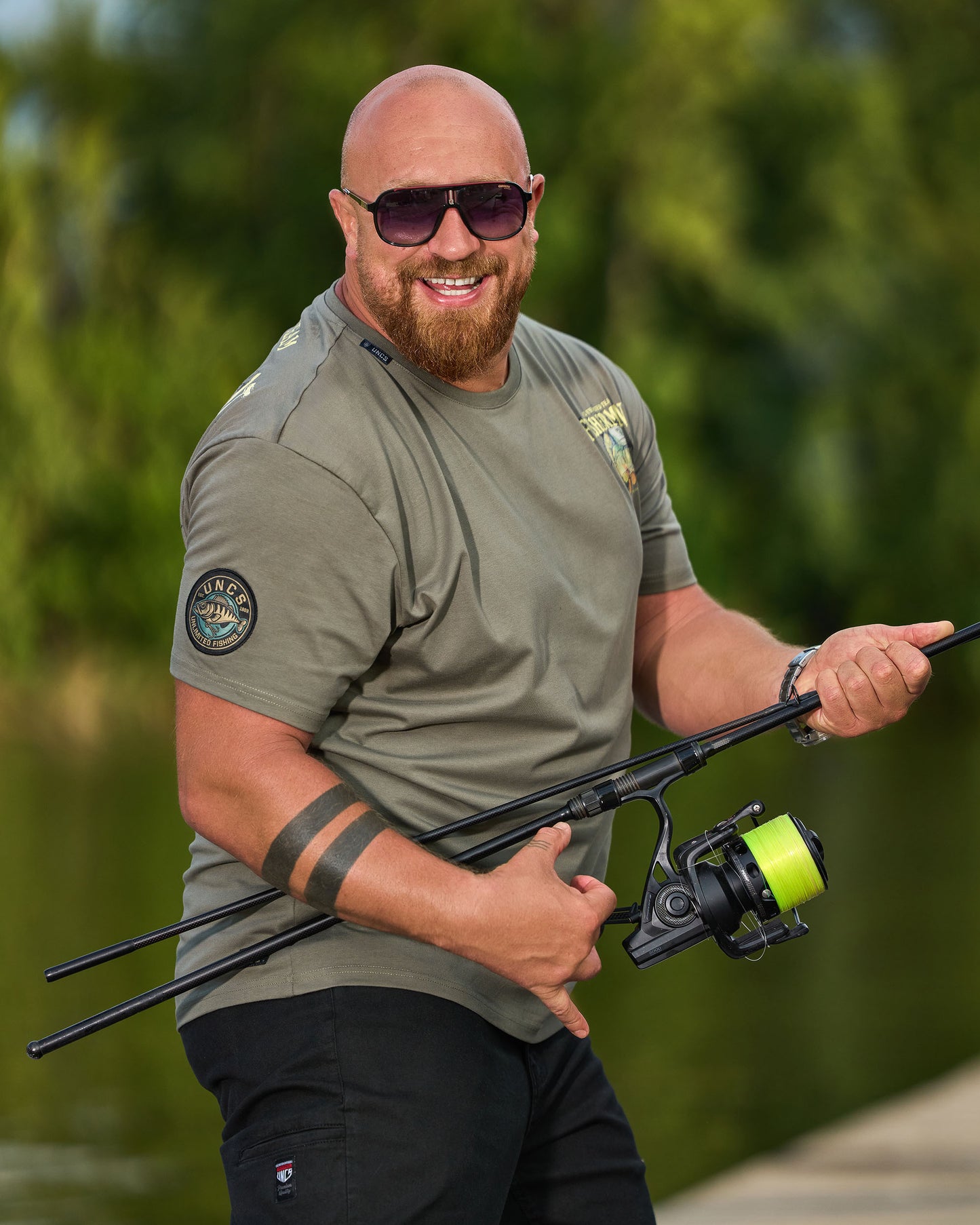 Pánské triko CARP KHAKI