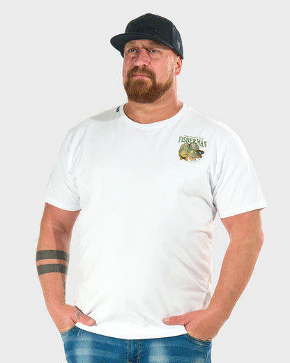 Pánské triko CARP WHITE