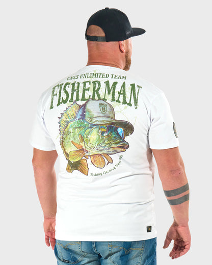 Pánské triko CARP WHITE