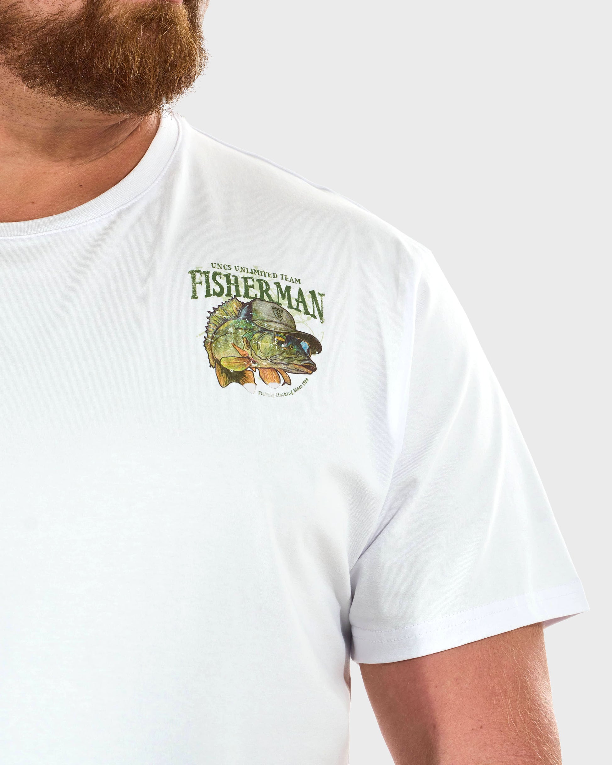 Pánské triko CARP WHITE