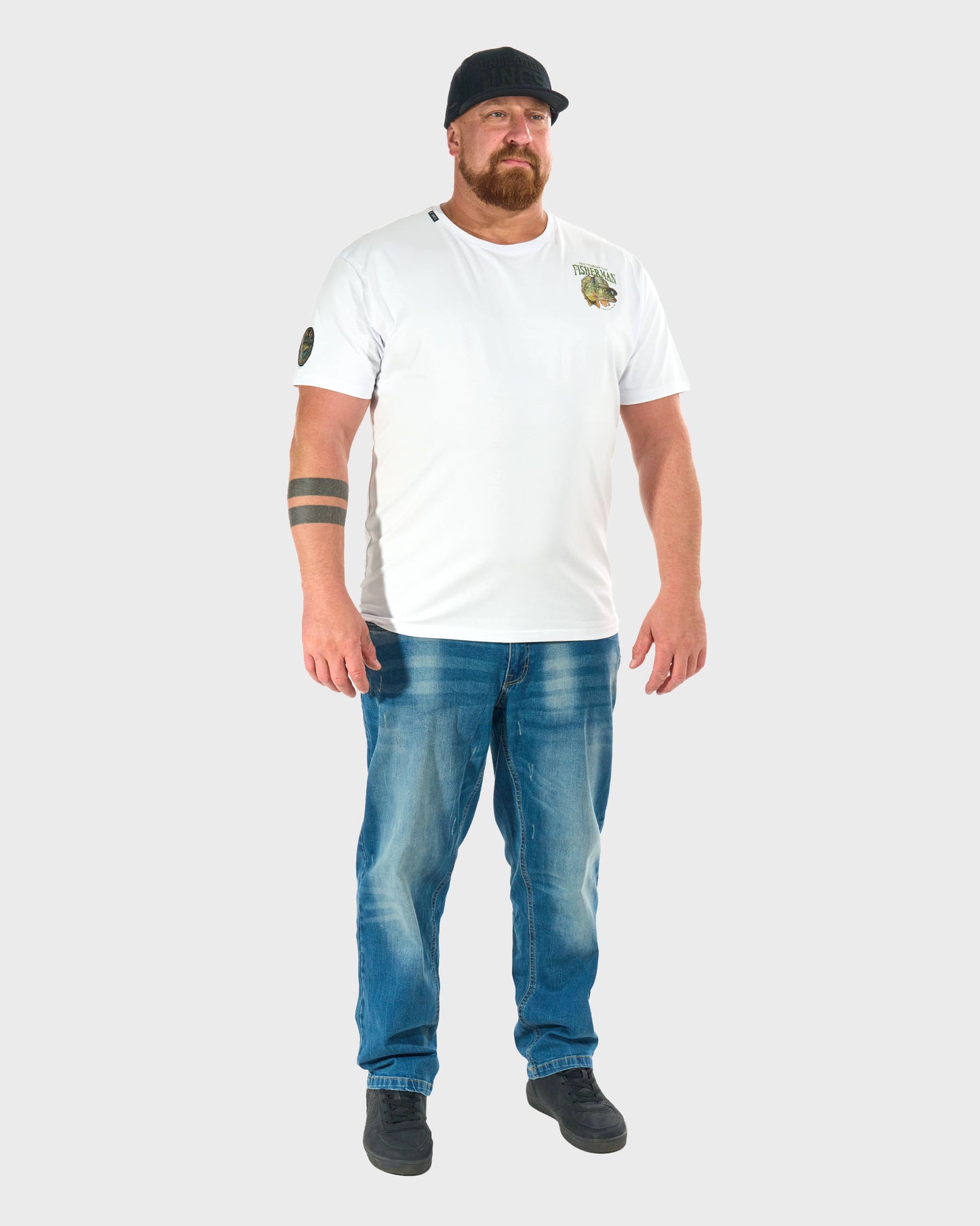 Pánské triko CARP WHITE