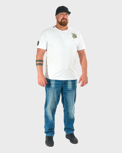 Pánské triko CARP WHITE