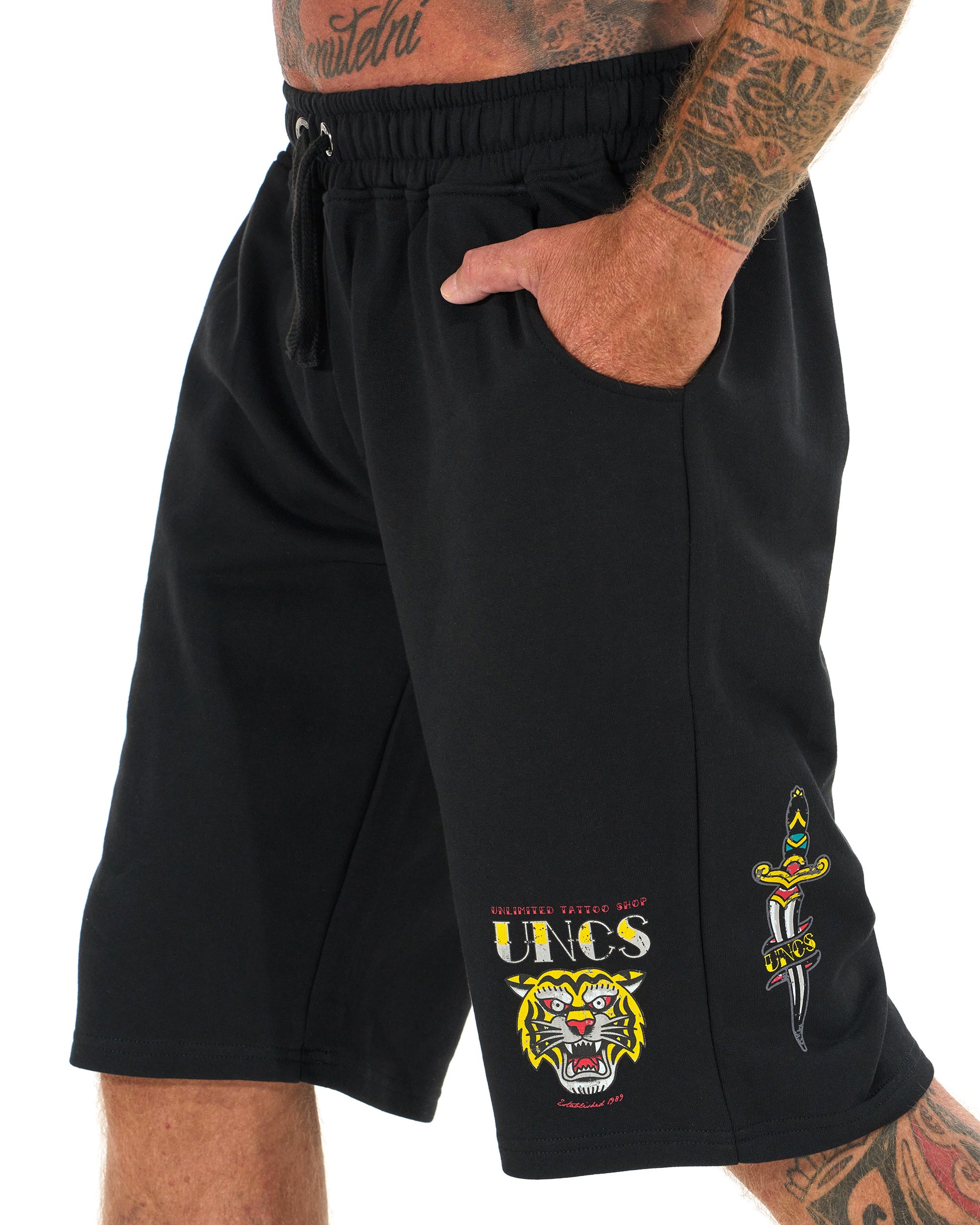 Pánské šortky TIGER BLACK