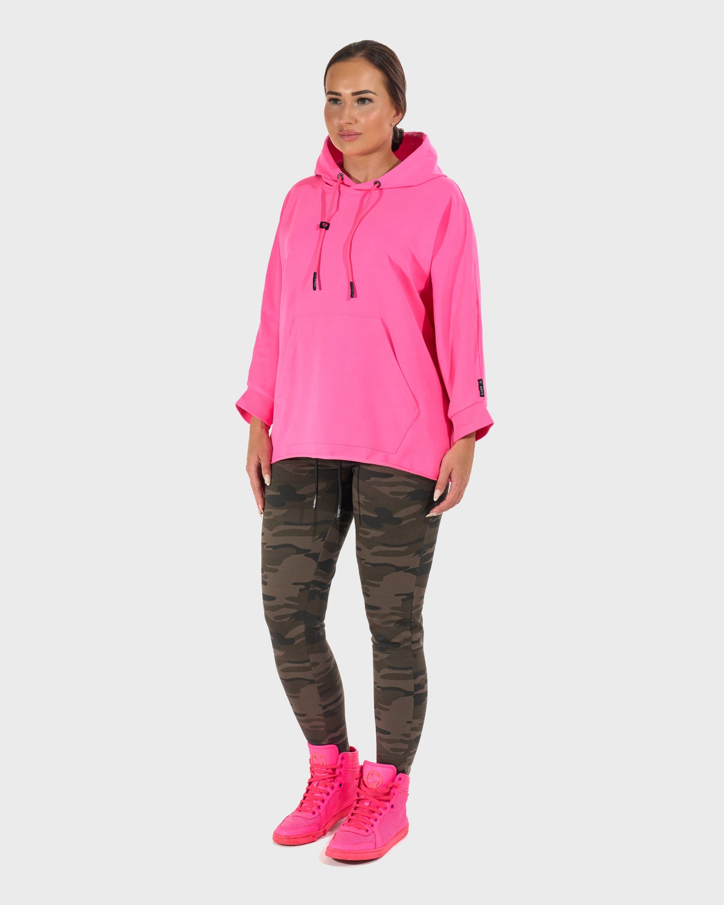 Dámská mikina SIMONE (OVERSIZE) PINK