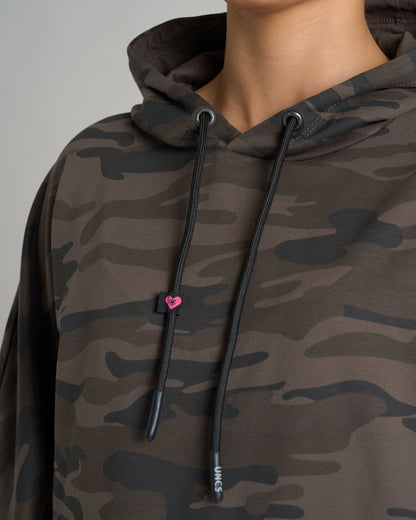 Dámská mikina SIMONE (OVERSIZE) BLACK