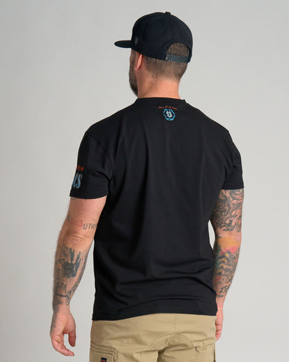 Pánské triko KNUCKLEHEAD II BLACK