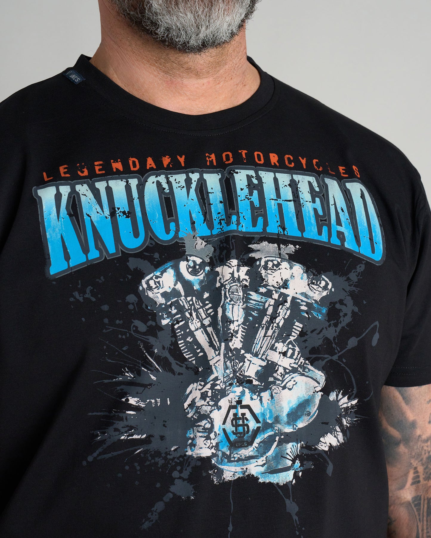 Pánské triko KNUCKLEHEAD II BLACK