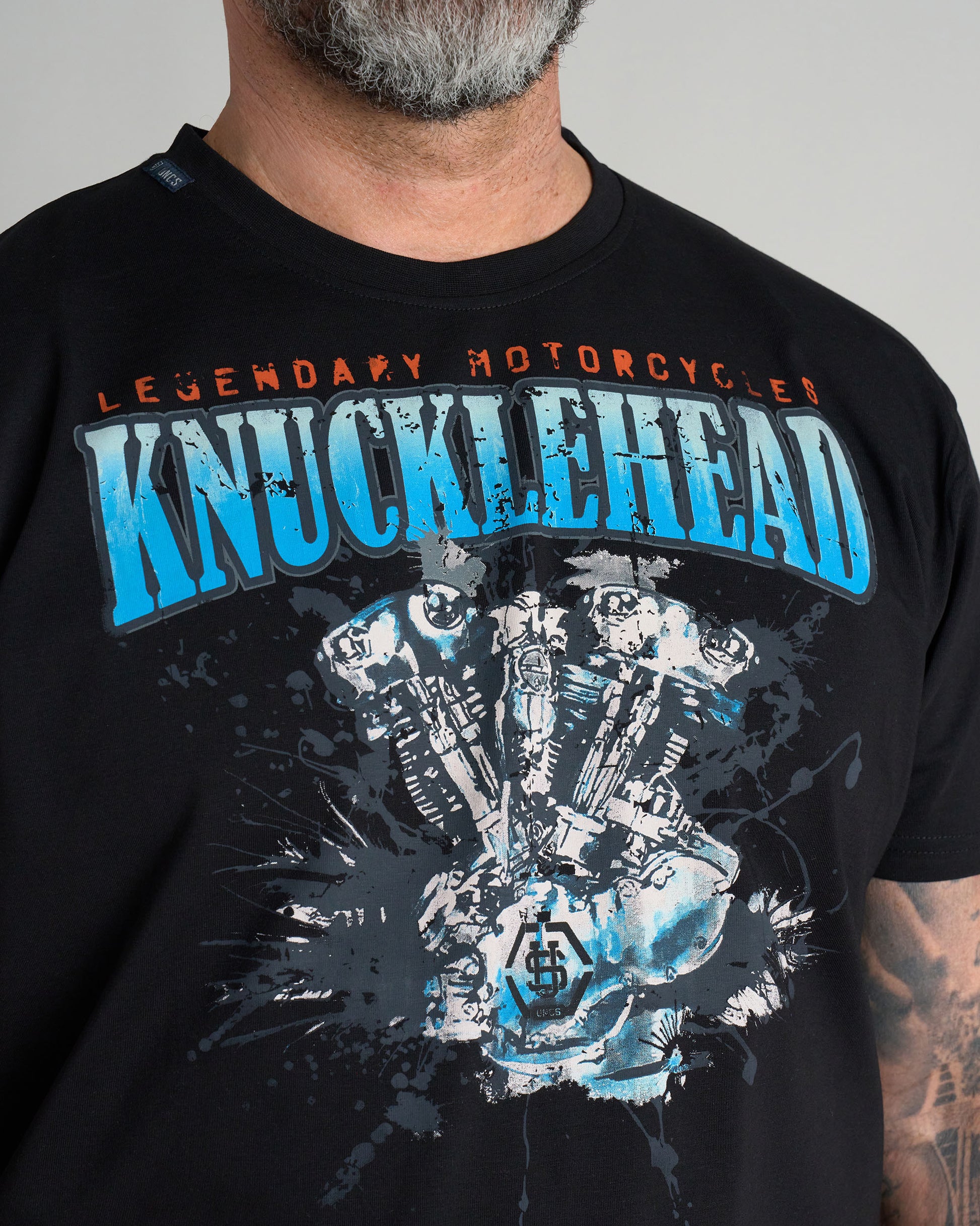 Pánské triko KNUCKLEHEAD II BLACK