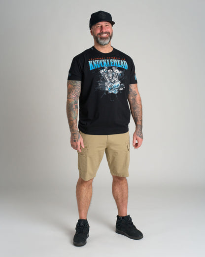 Pánské triko KNUCKLEHEAD II BLACK