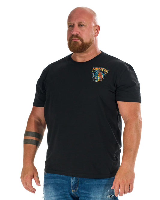 Pánské triko FISHERMAN IV BLACK