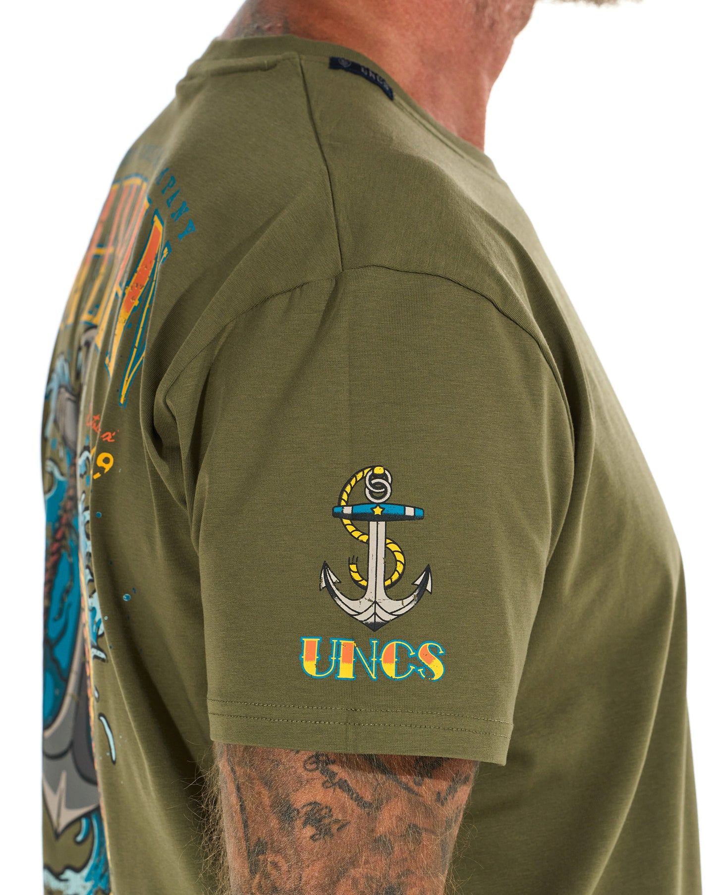 Pánské triko FISHERMAN IV KHAKI